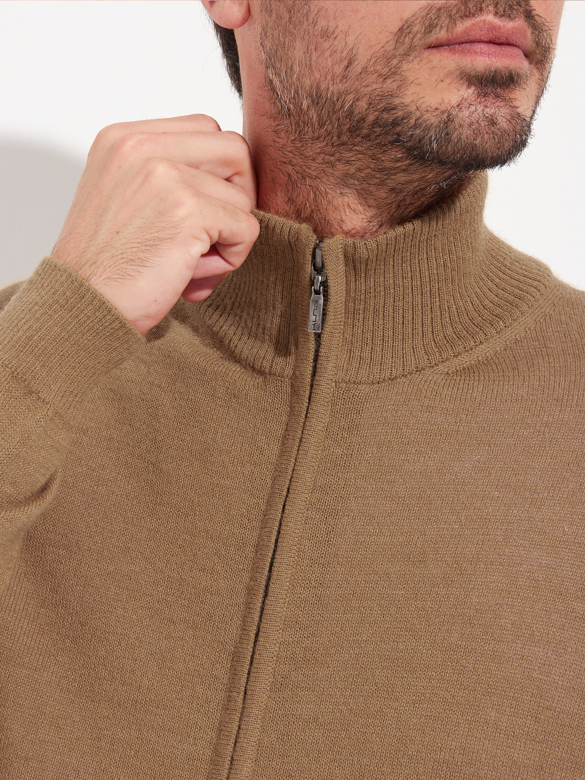 Cárdigan Andreas De Baby Alpaca Color Beige - Image 5