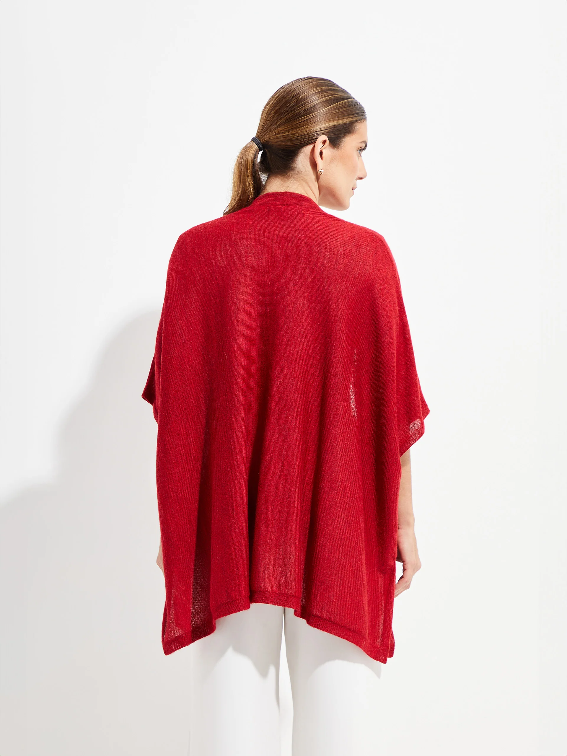 Capa Tandem De Royal Alpaca Color Rojo - Image 3