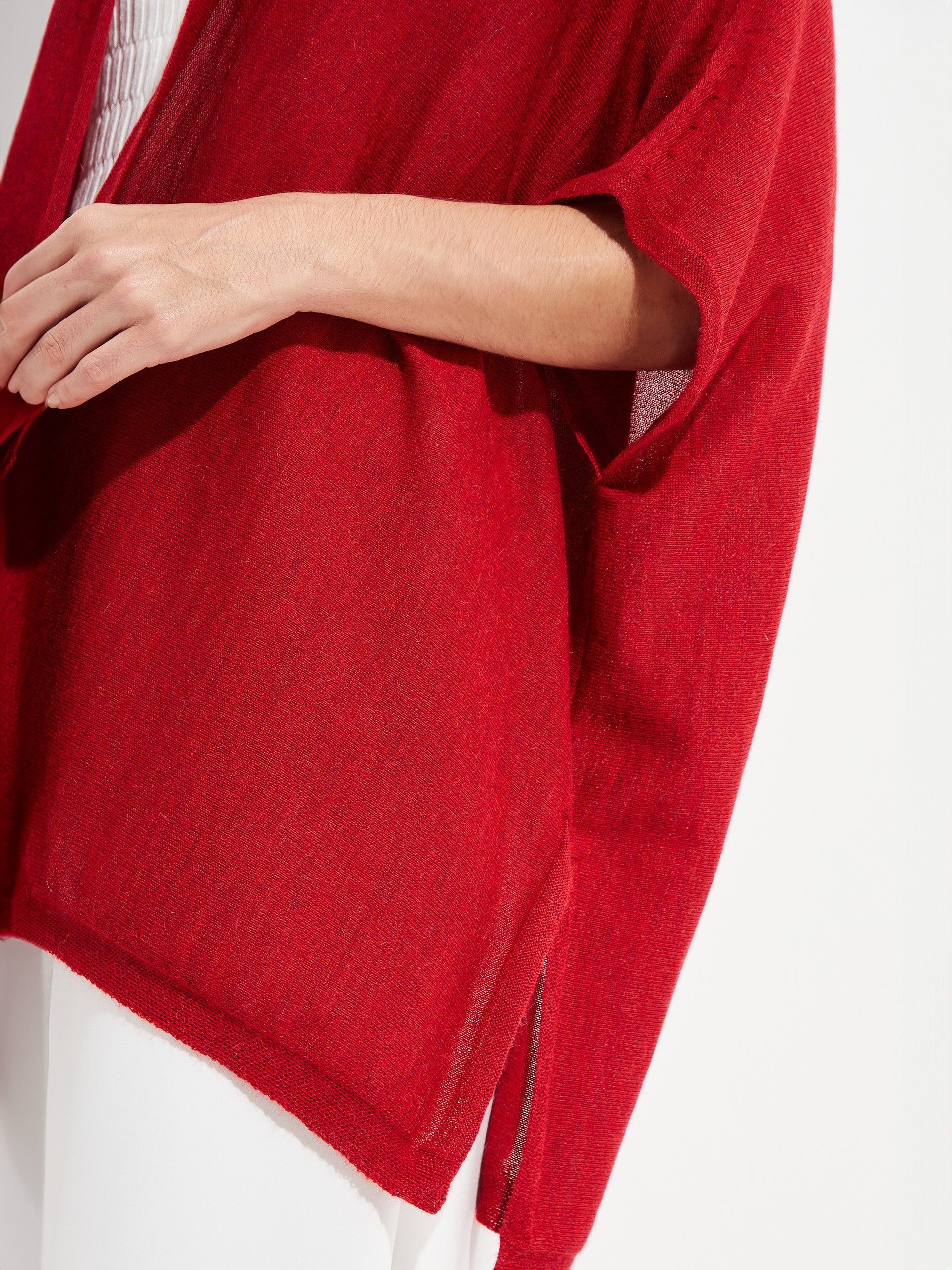 Capa Tandem De Royal Alpaca Color Rojo - Image 5