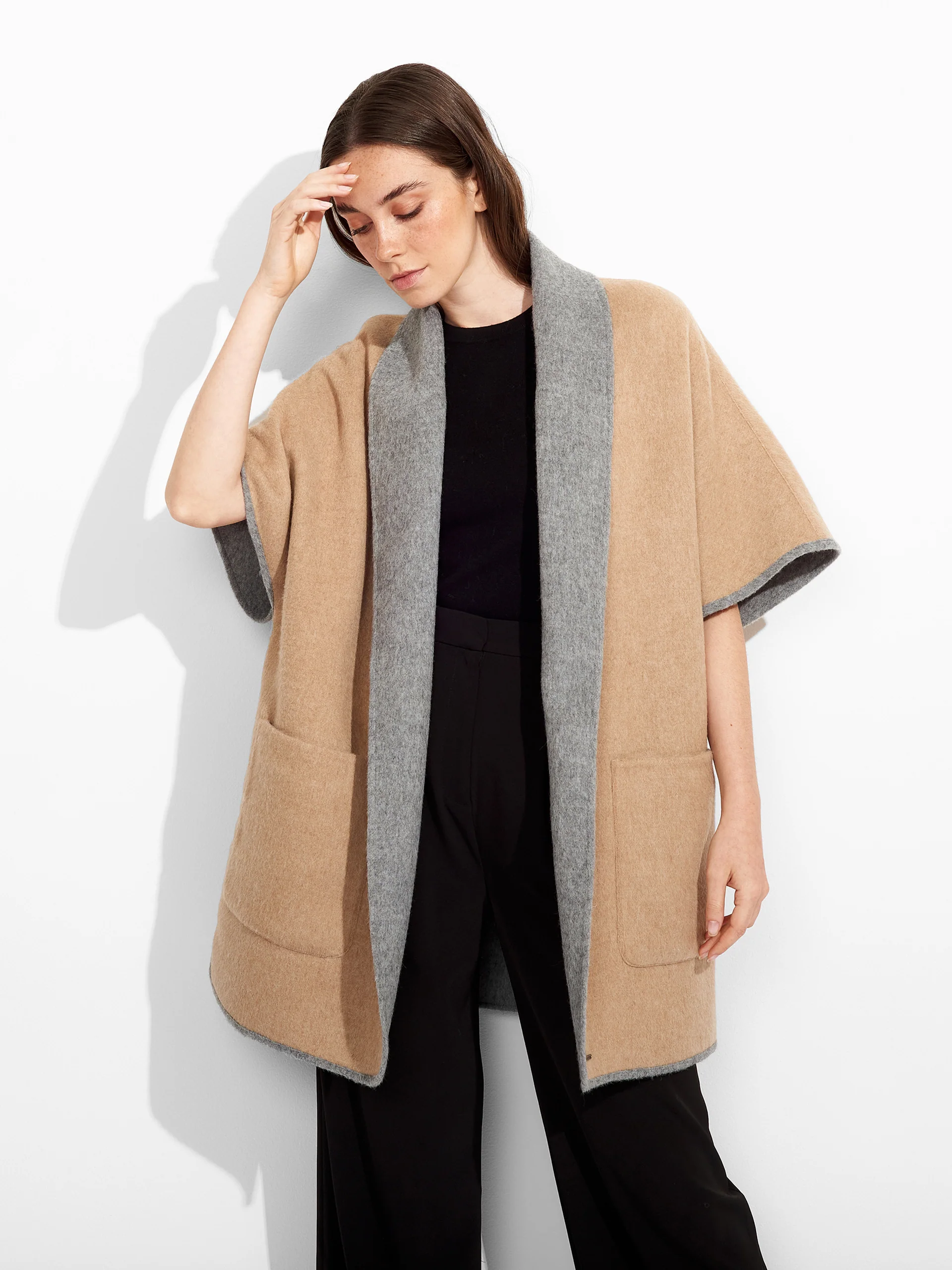 Capa Zea De Baby Alpaca Color Beige - Image 3