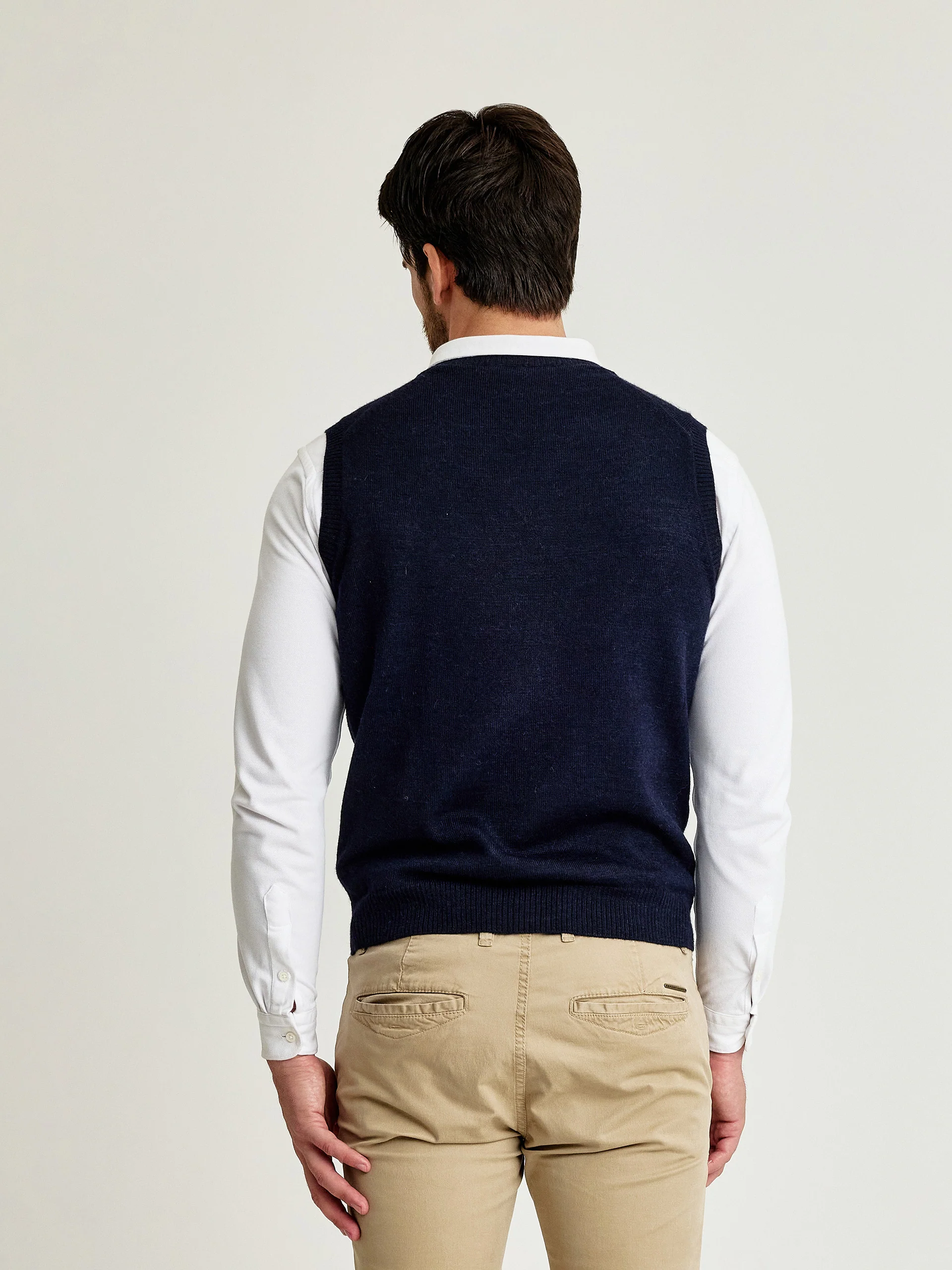 Chaleco Abel De Baby Alpaca Color Golondrina - Image 3