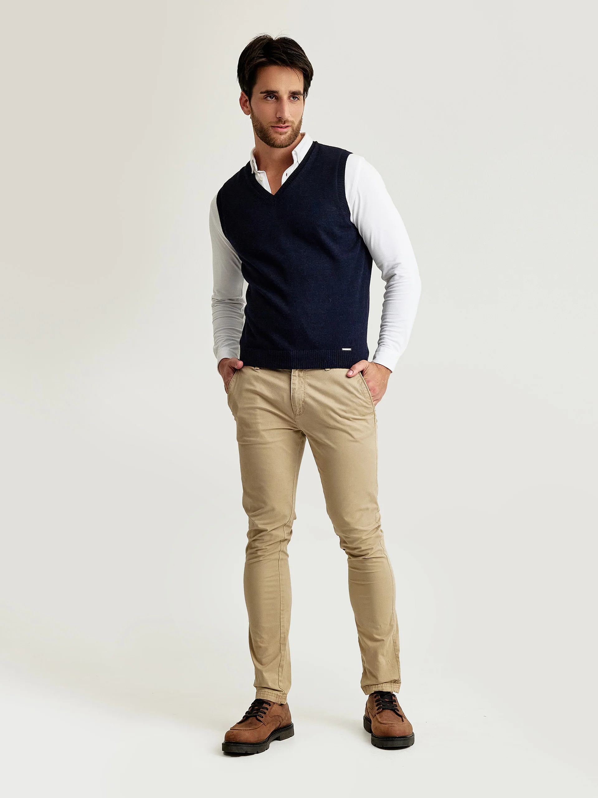 Chaleco Abel De Baby Alpaca Color Golondrina - Image 4