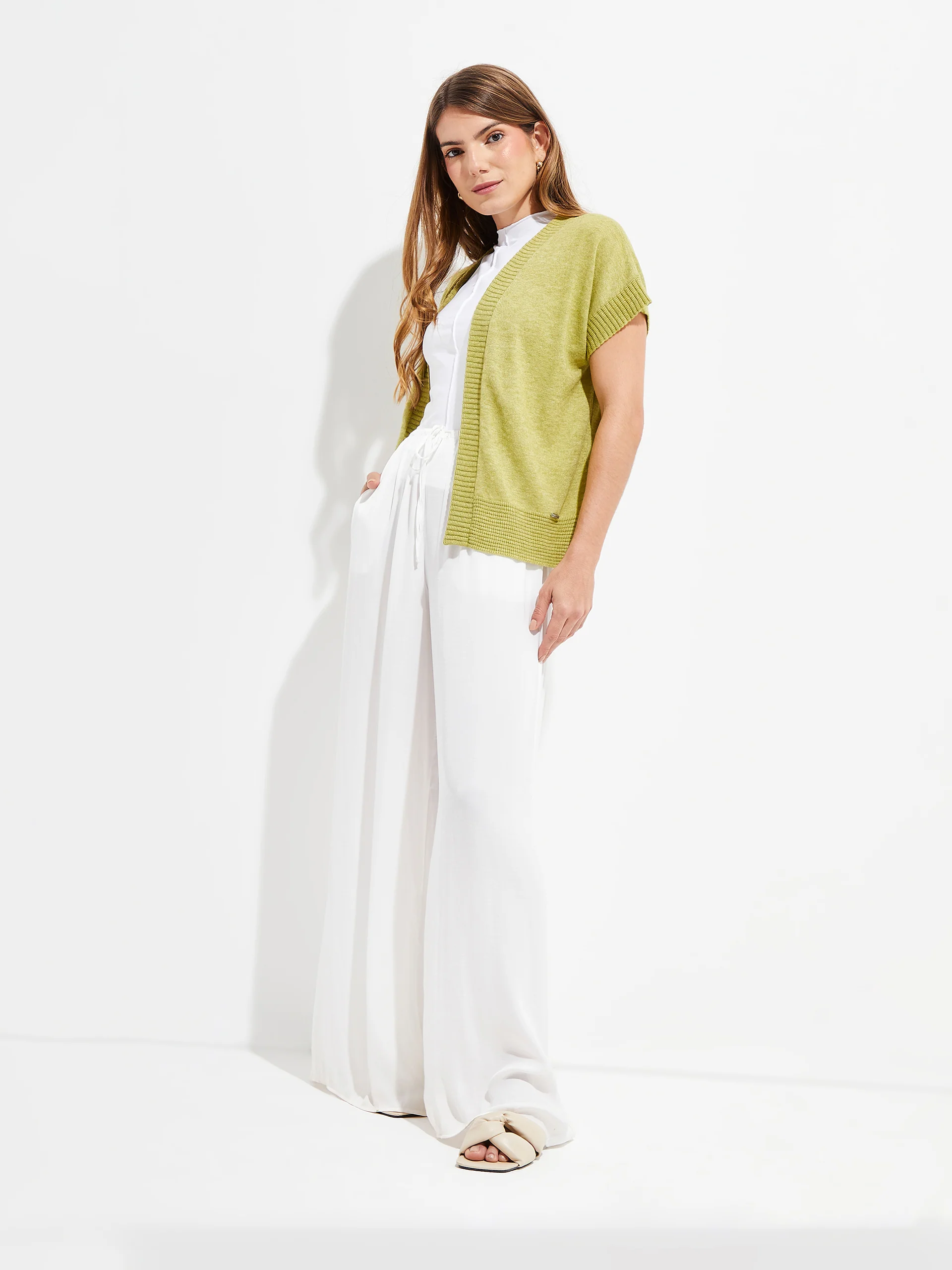 Chaleco Ymelde De Algodón Color Verde - Image 4