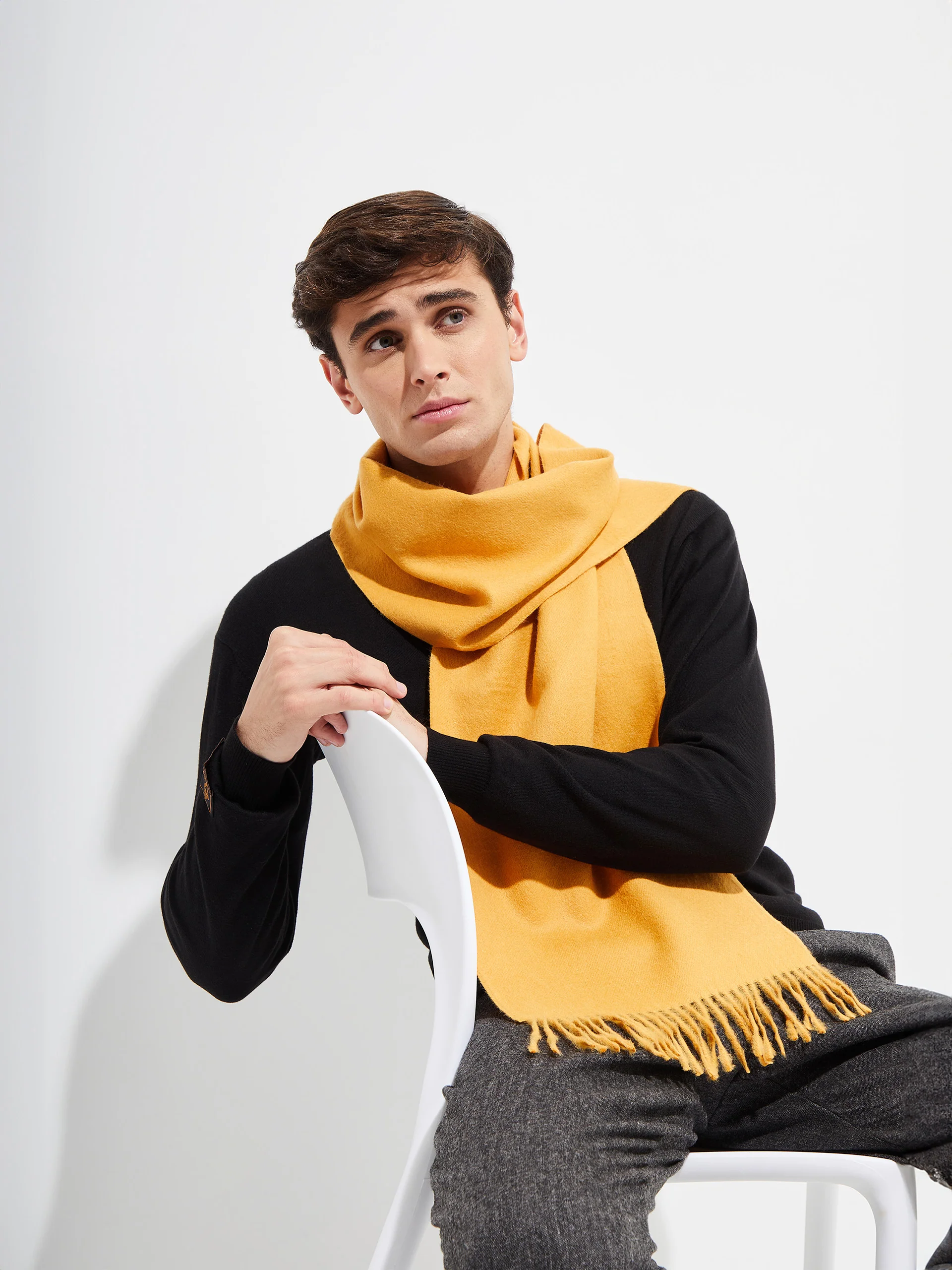 Chalina Jamas De Royal Alpaca Color Amarillo - Image 4