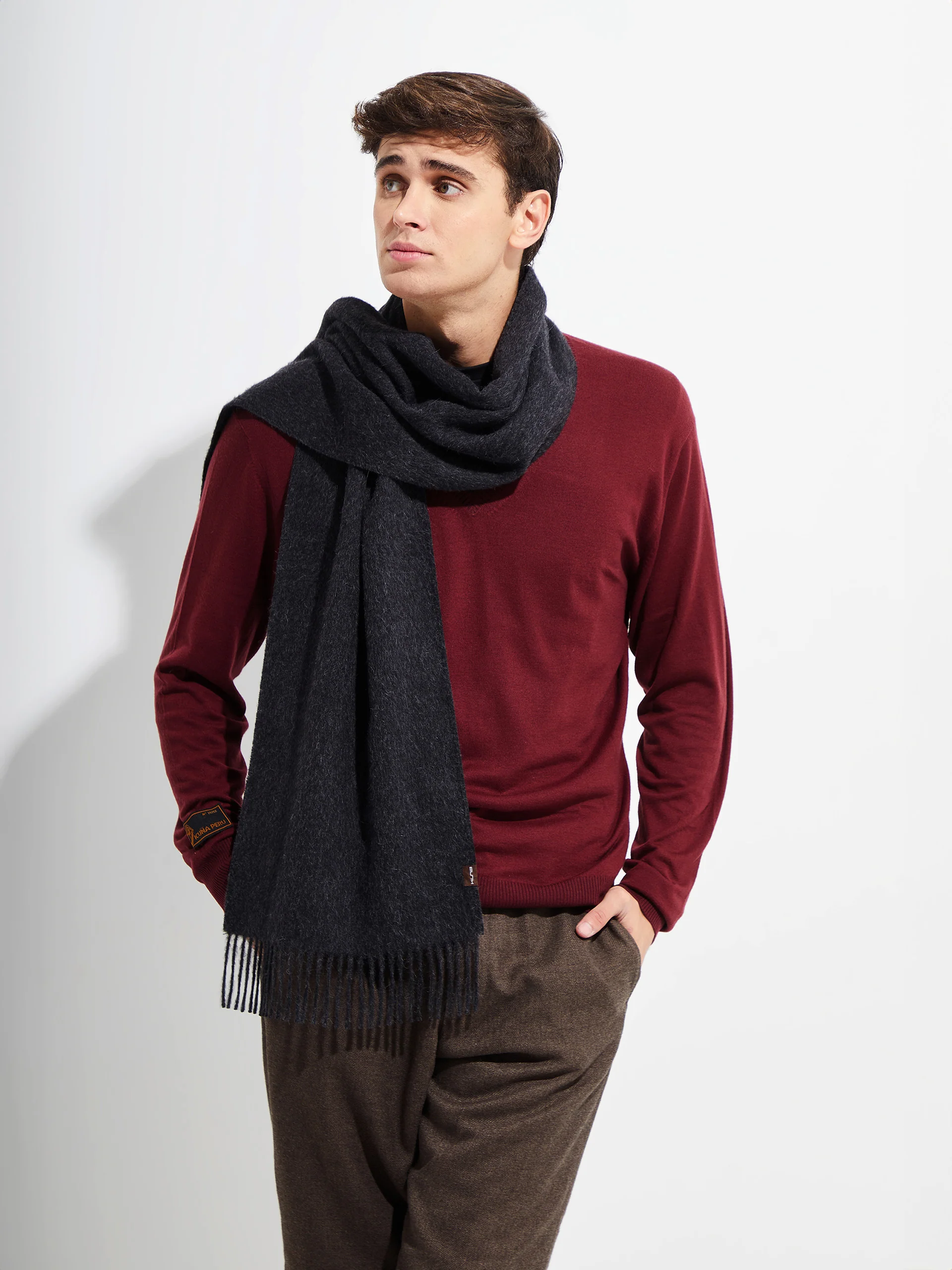 Chalina Jamas De Royal Alpaca Color Gris - Image 4