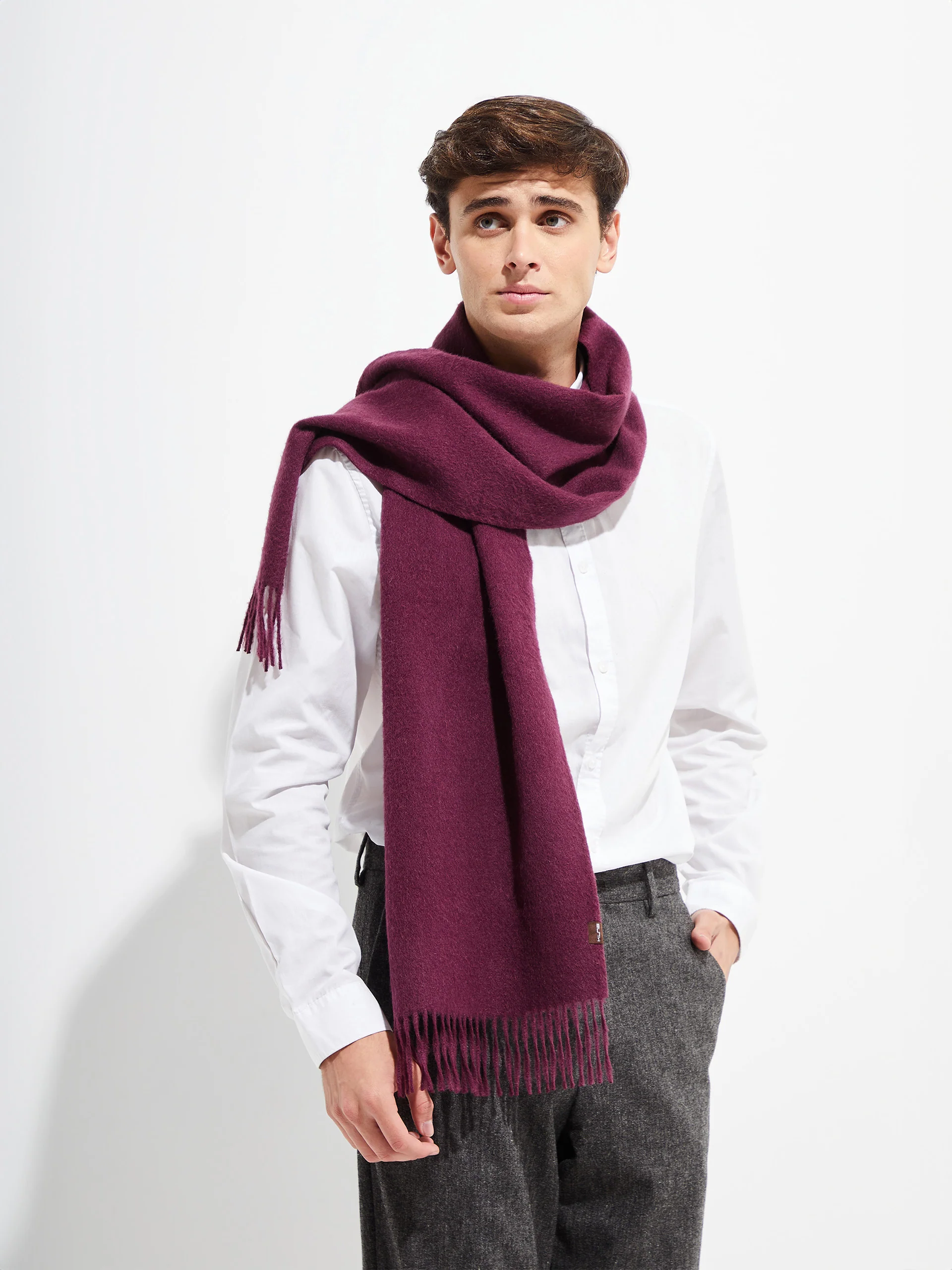 Chalina Jamas De Royal Alpaca Color Guinda - Image 4