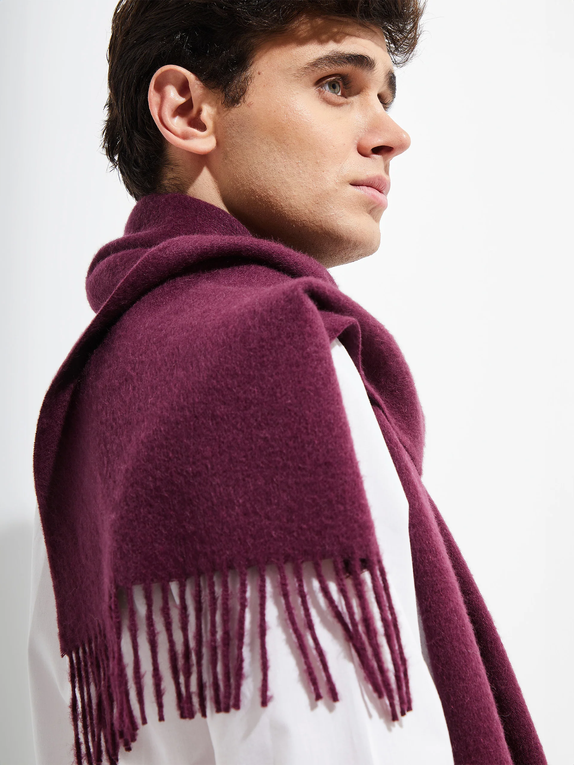 Chalina Jamas De Royal Alpaca Color Guinda - Image 5