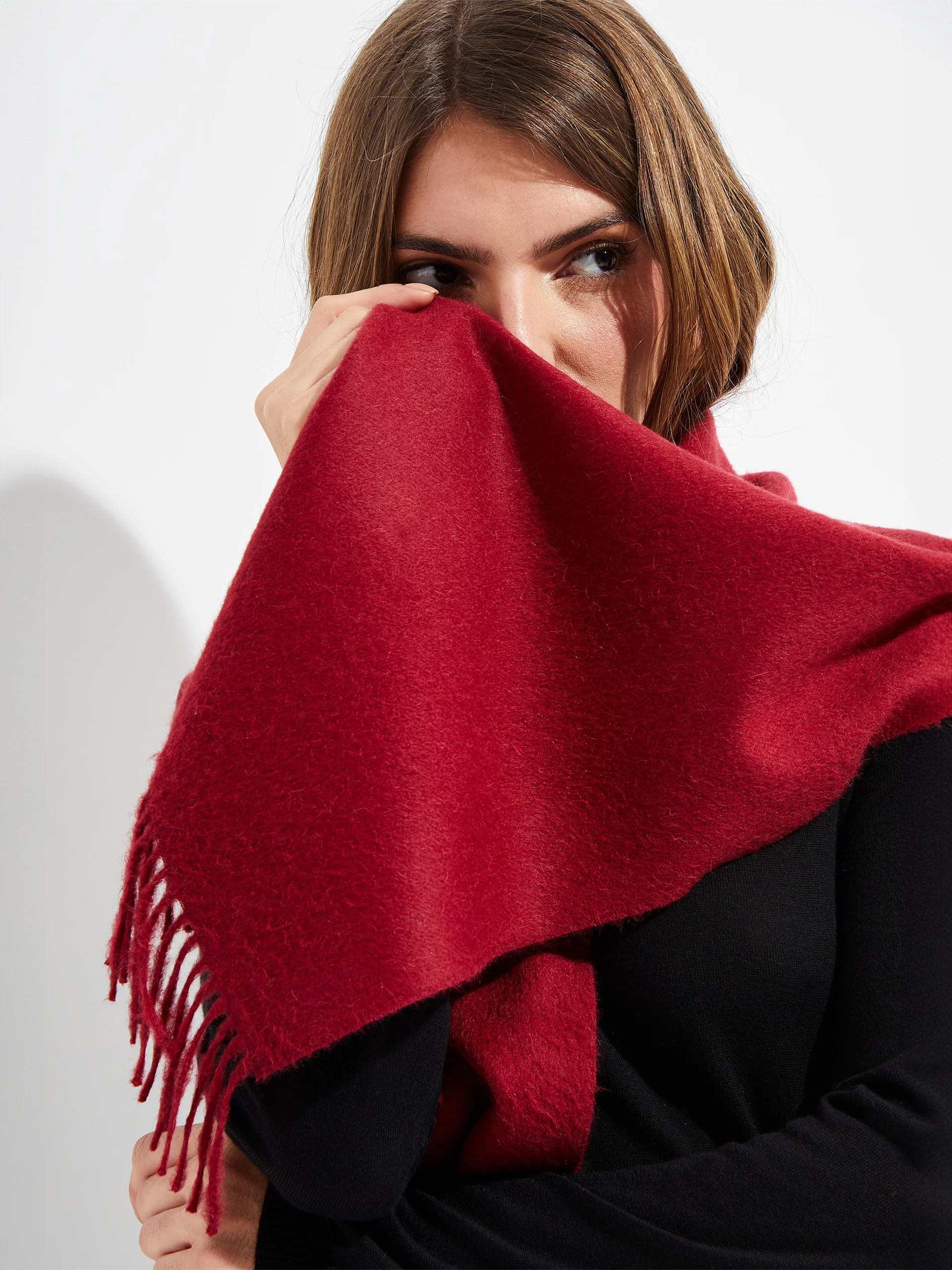 Chalina Jamas De Royal Alpaca Color Guinda - Image 3