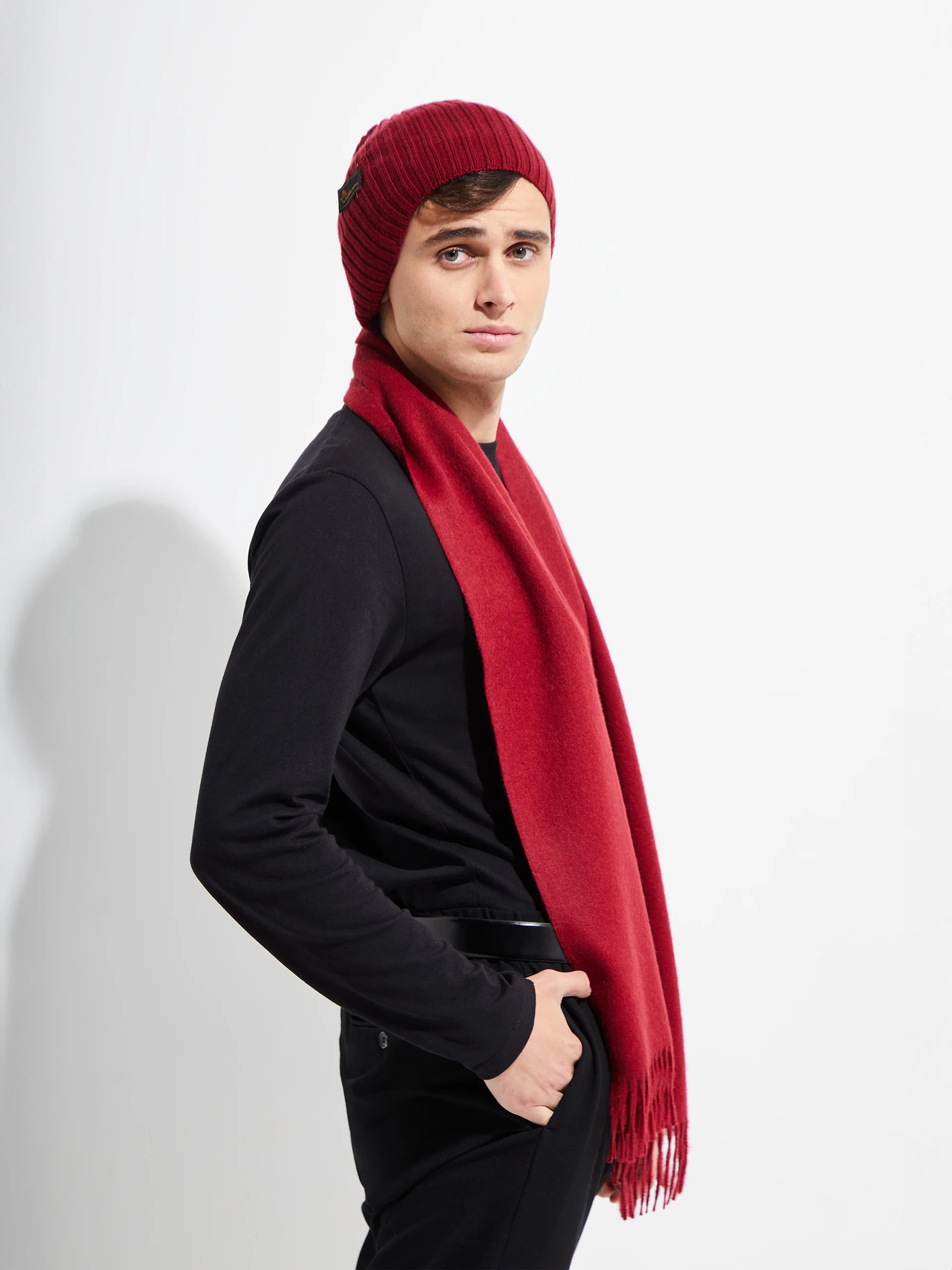 Chalina Jamas De Royal Alpaca Color Guinda - Image 4