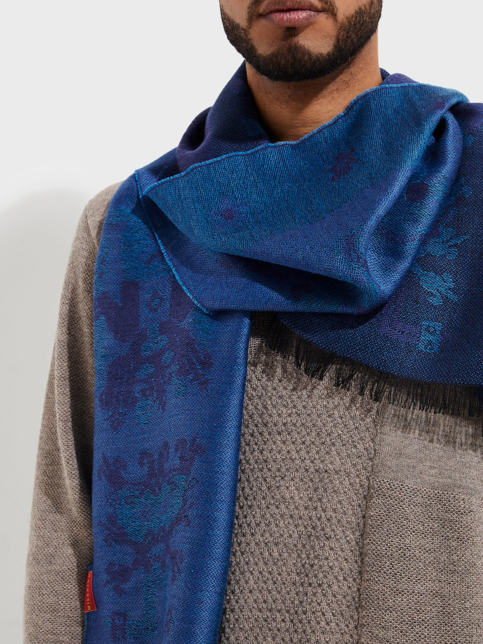 Chalina Nazca - 39 De Baby Alpaca Color Azul - Image 5