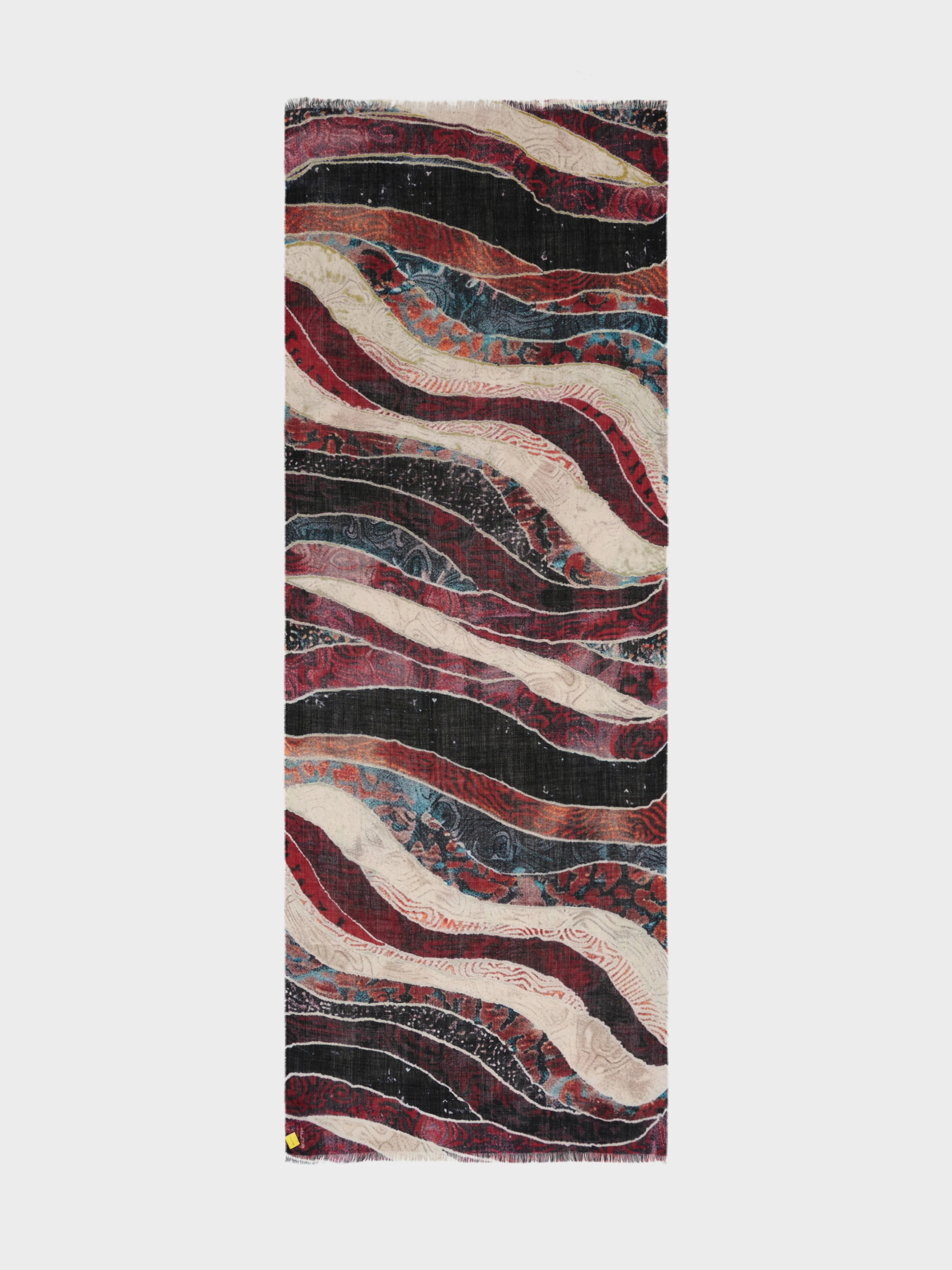 Estola Carmesi De Baby Alpaca Color Beige - Image 4