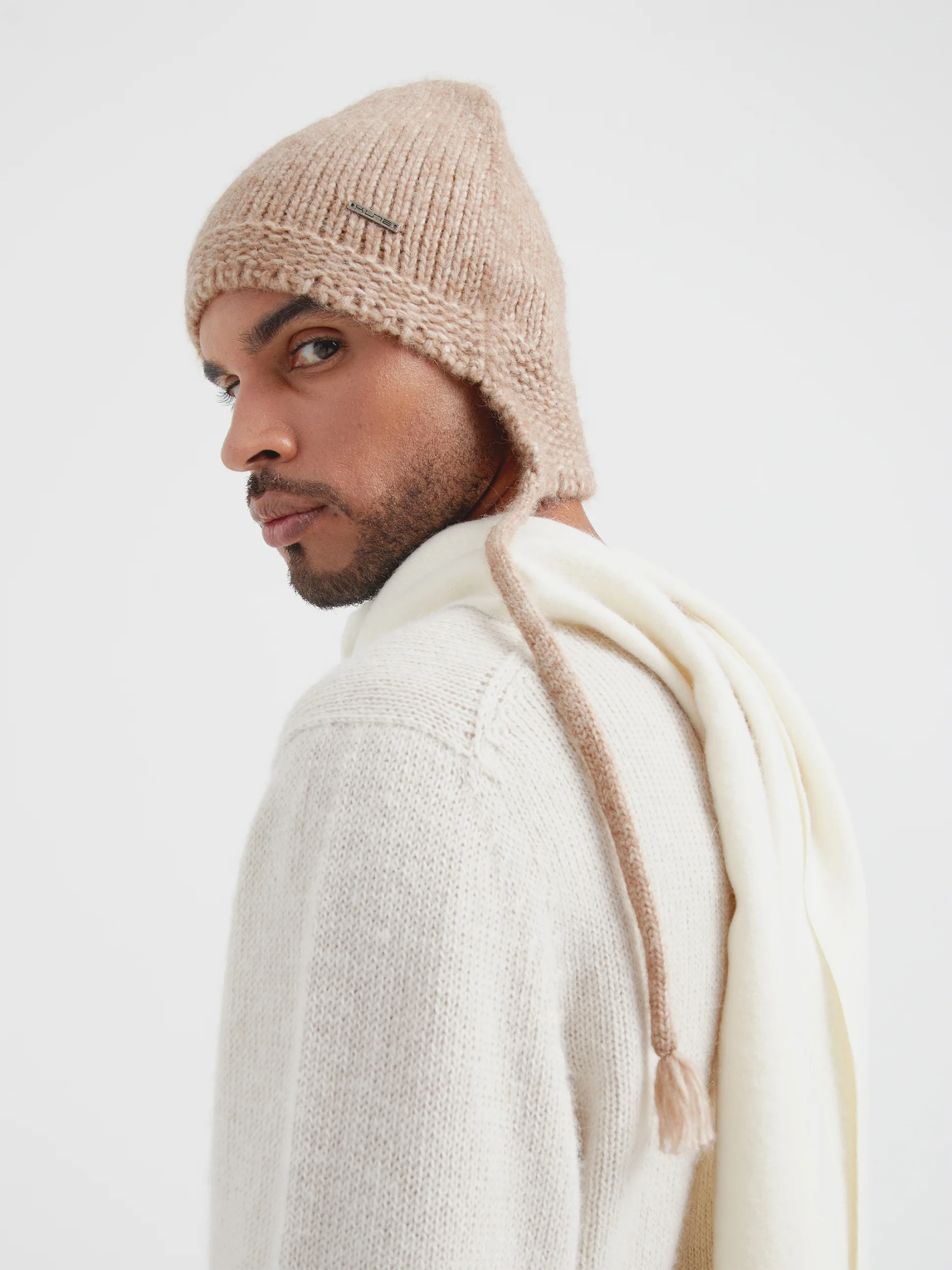 Gorro Chic De Baby Alpaca Color Beige - Image 5