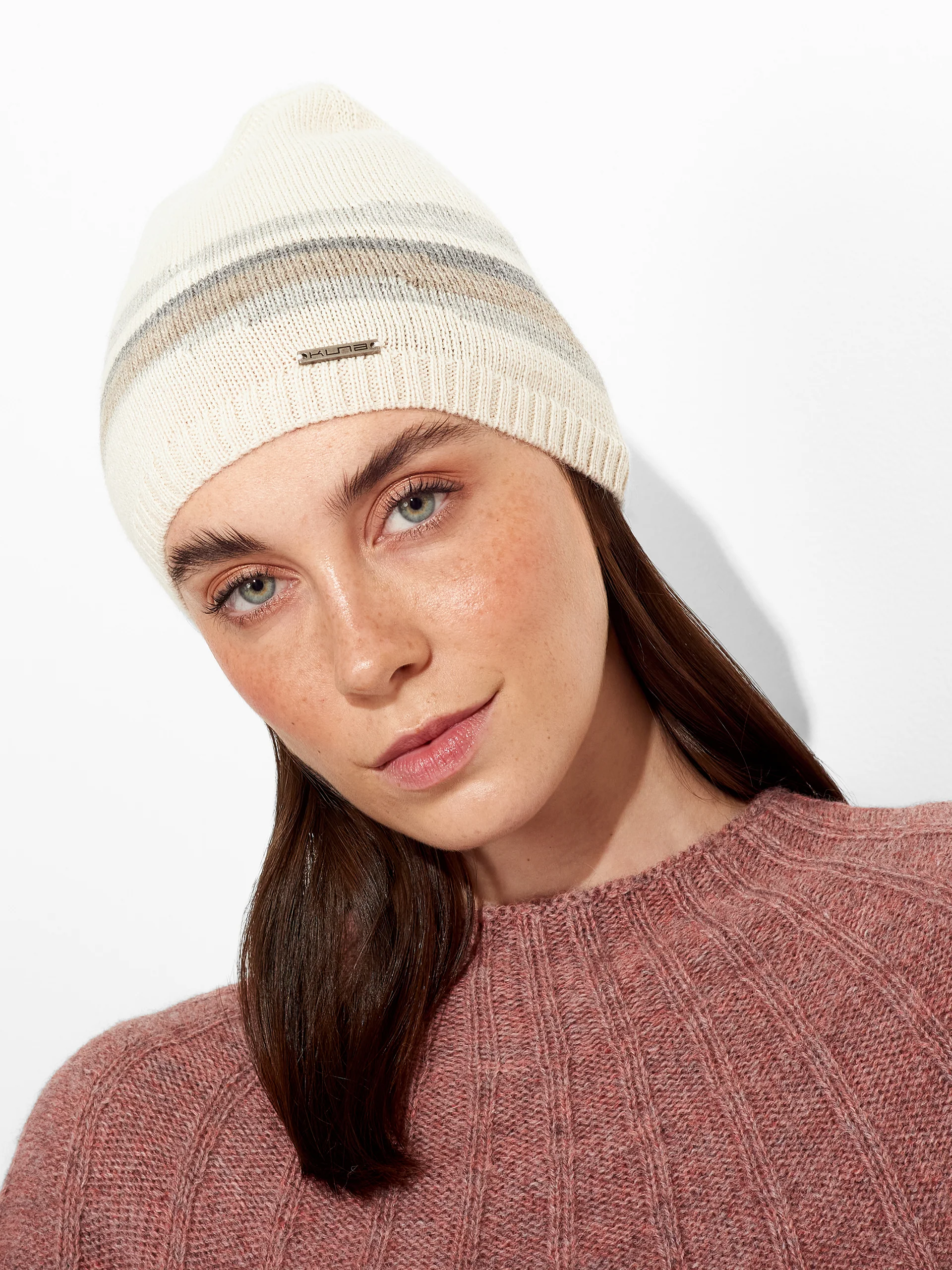 Gorro Zar De Baby Alpaca Color Beige - Image 3