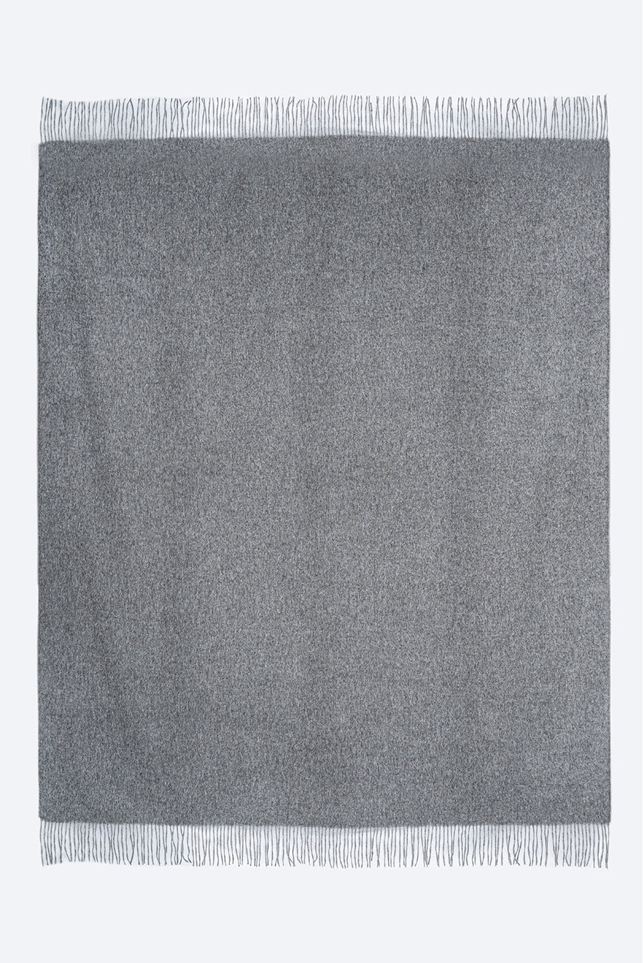 Manta Manta Kuna 1 De Alpaca Color Gris Fonce - Image 4