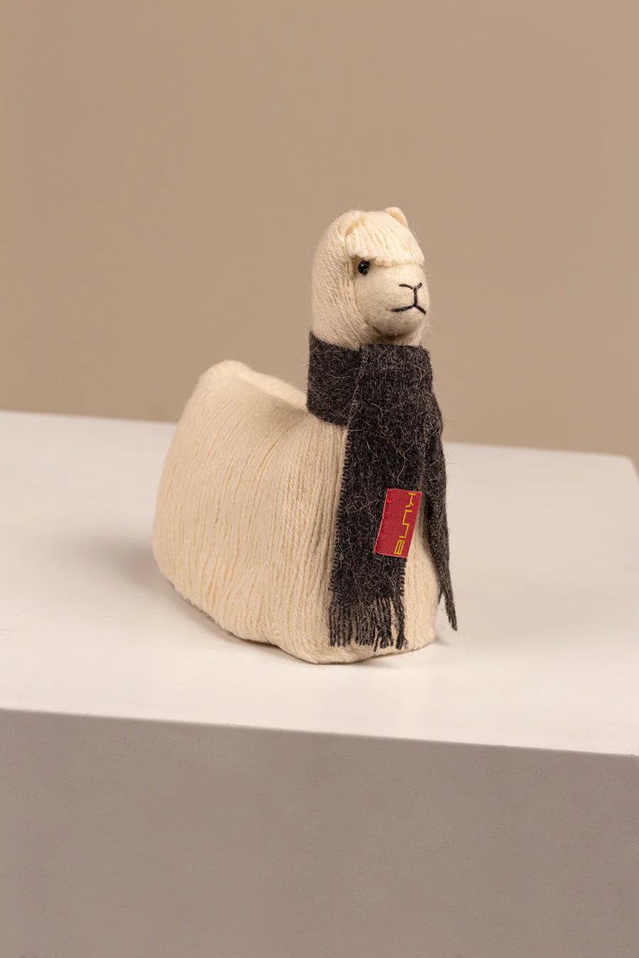 Peluche Rawa Grande De Baby Alpaca Color Ecru - Image 4