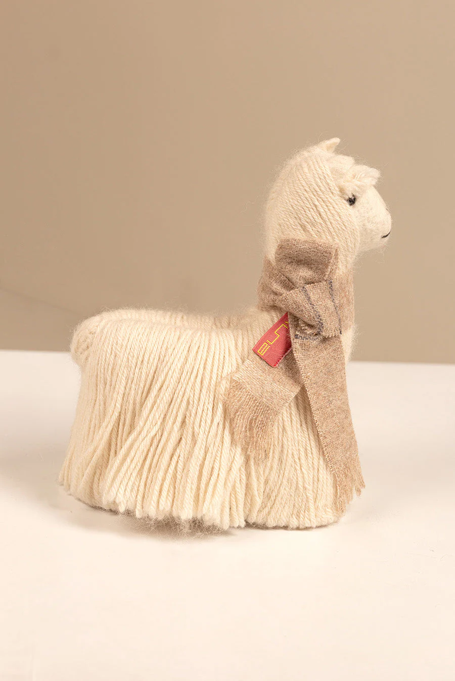 Peluche Rawa Grande De Baby Alpaca Color Ecru - Image 8