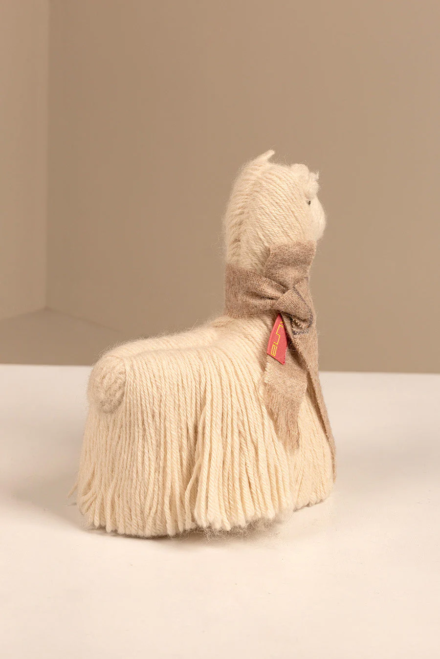 Peluche Rawa Grande De Baby Alpaca Color Ecru - Image 9