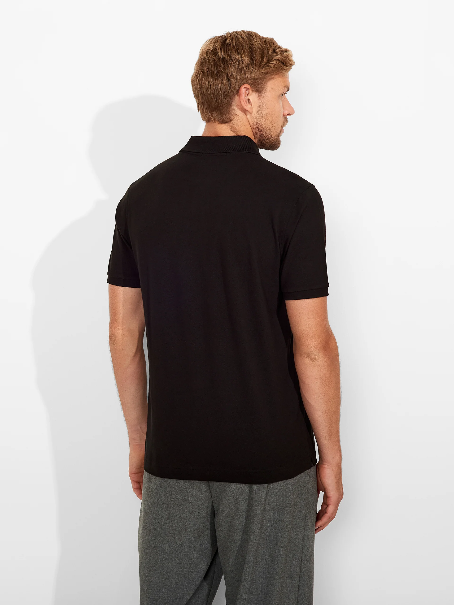 Polo Weinsberg De Algodón Pima Color Negro - Image 3