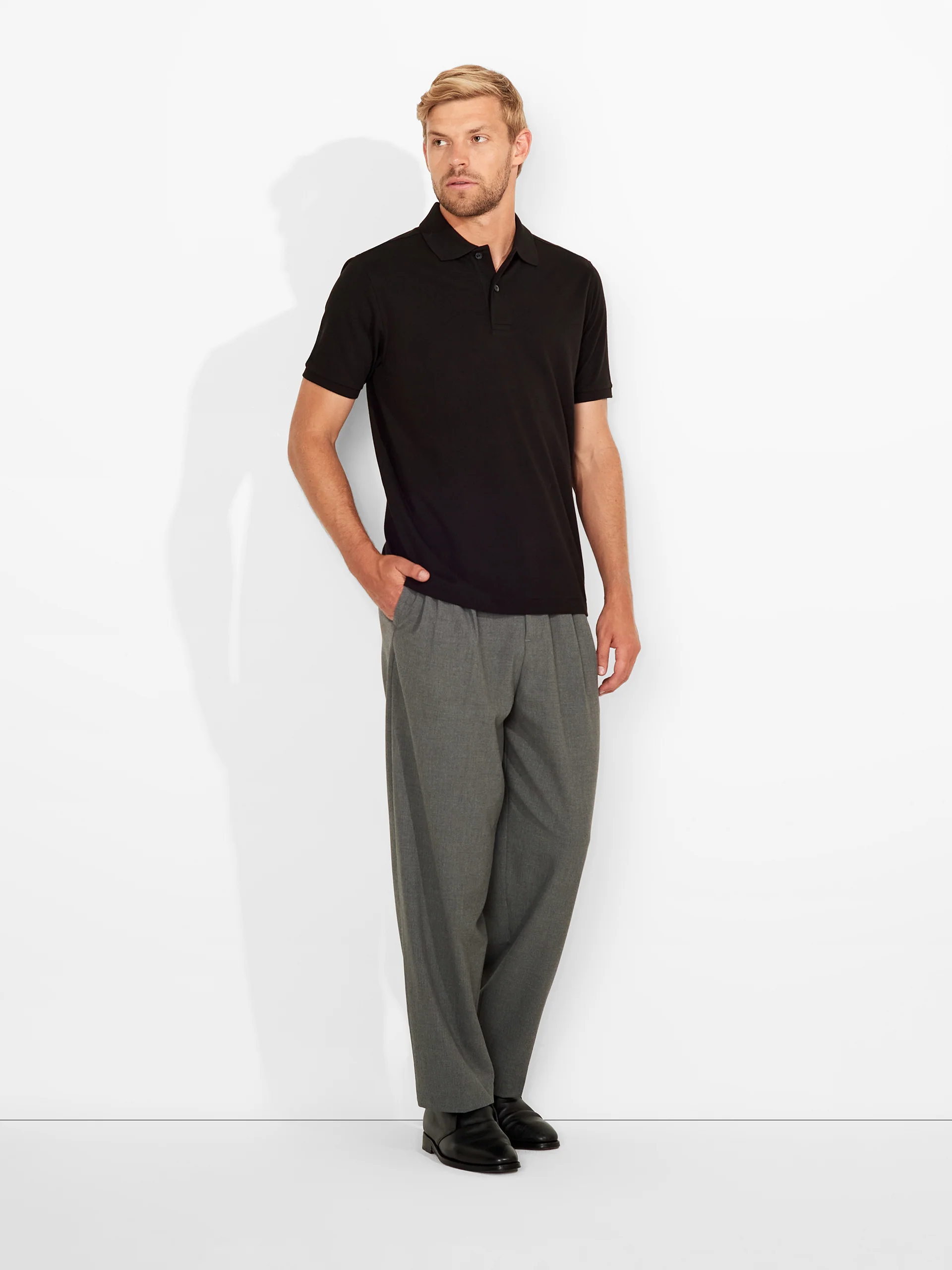 Polo Weinsberg De Algodón Pima Color Negro - Image 4