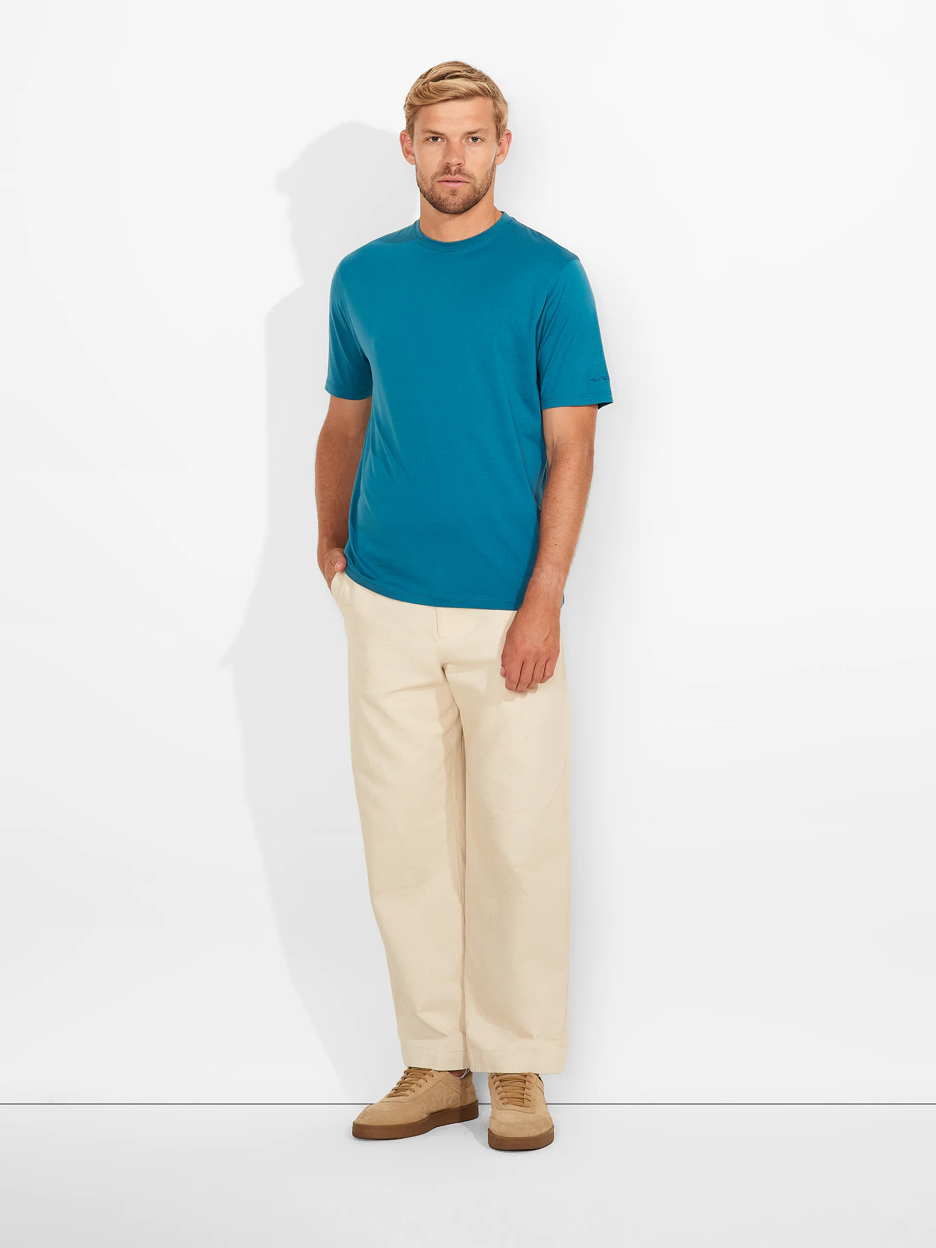 Polo Winchester De Algodón Pima Color Acero - Image 4