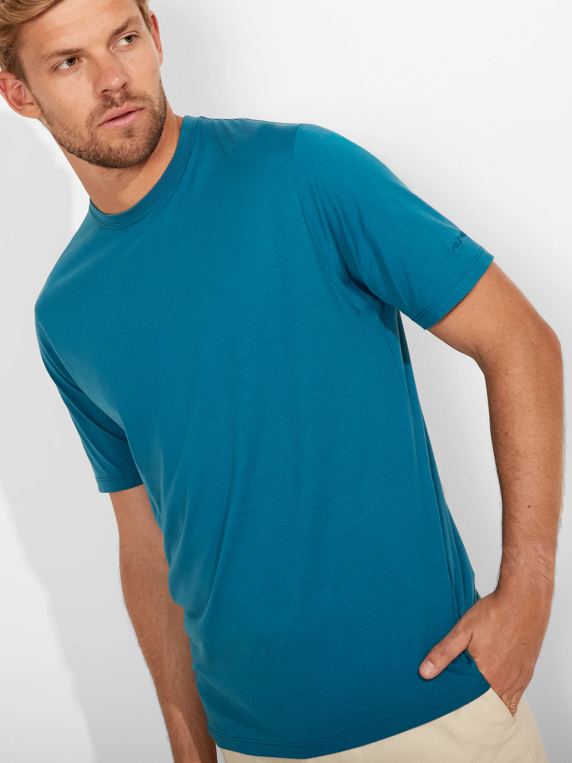 Polo Winchester De Algodón Pima Color Acero - Image 5