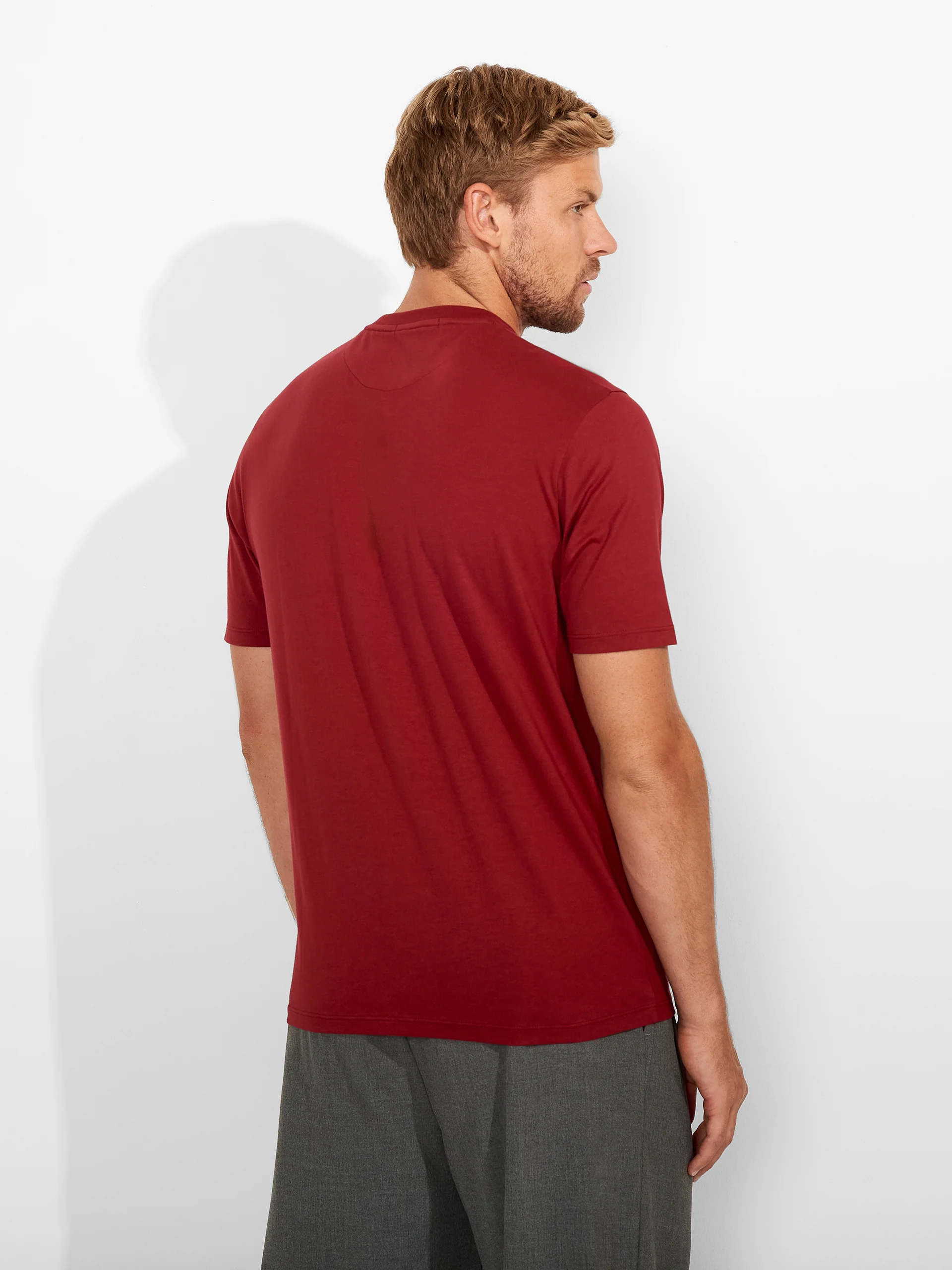 Polo Winchester De Algodón Pima Color Guinda - Image 3