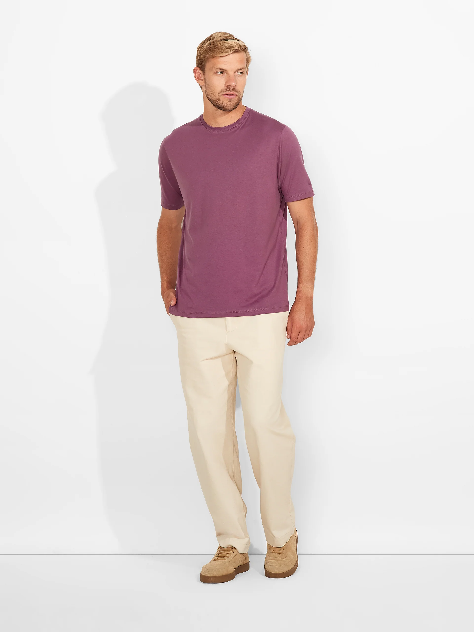 Polo Winchester De Algodón Pima Color Morado - Image 4