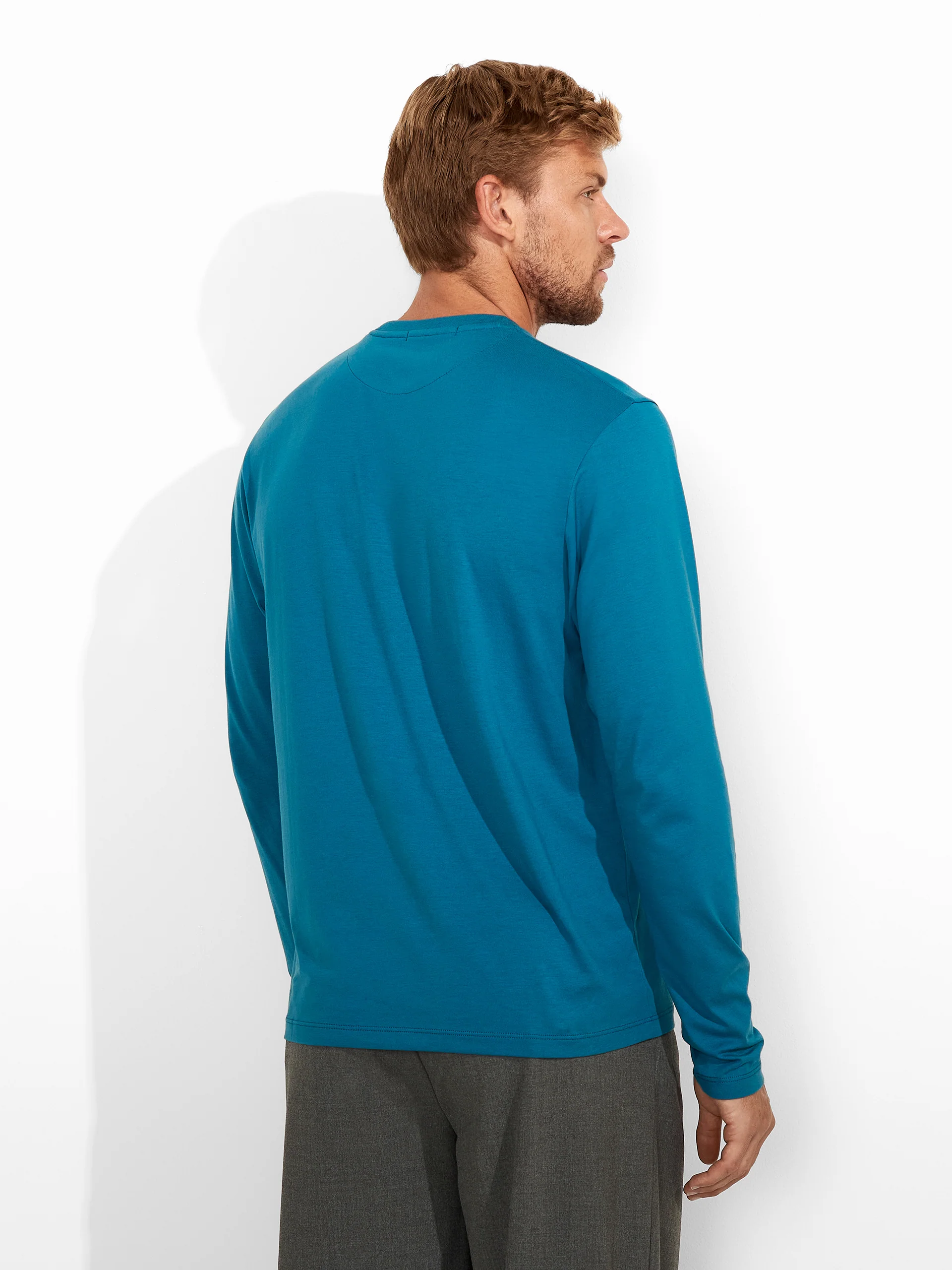 Polo Zorro De Algodón Pima Color Acero - Image 3