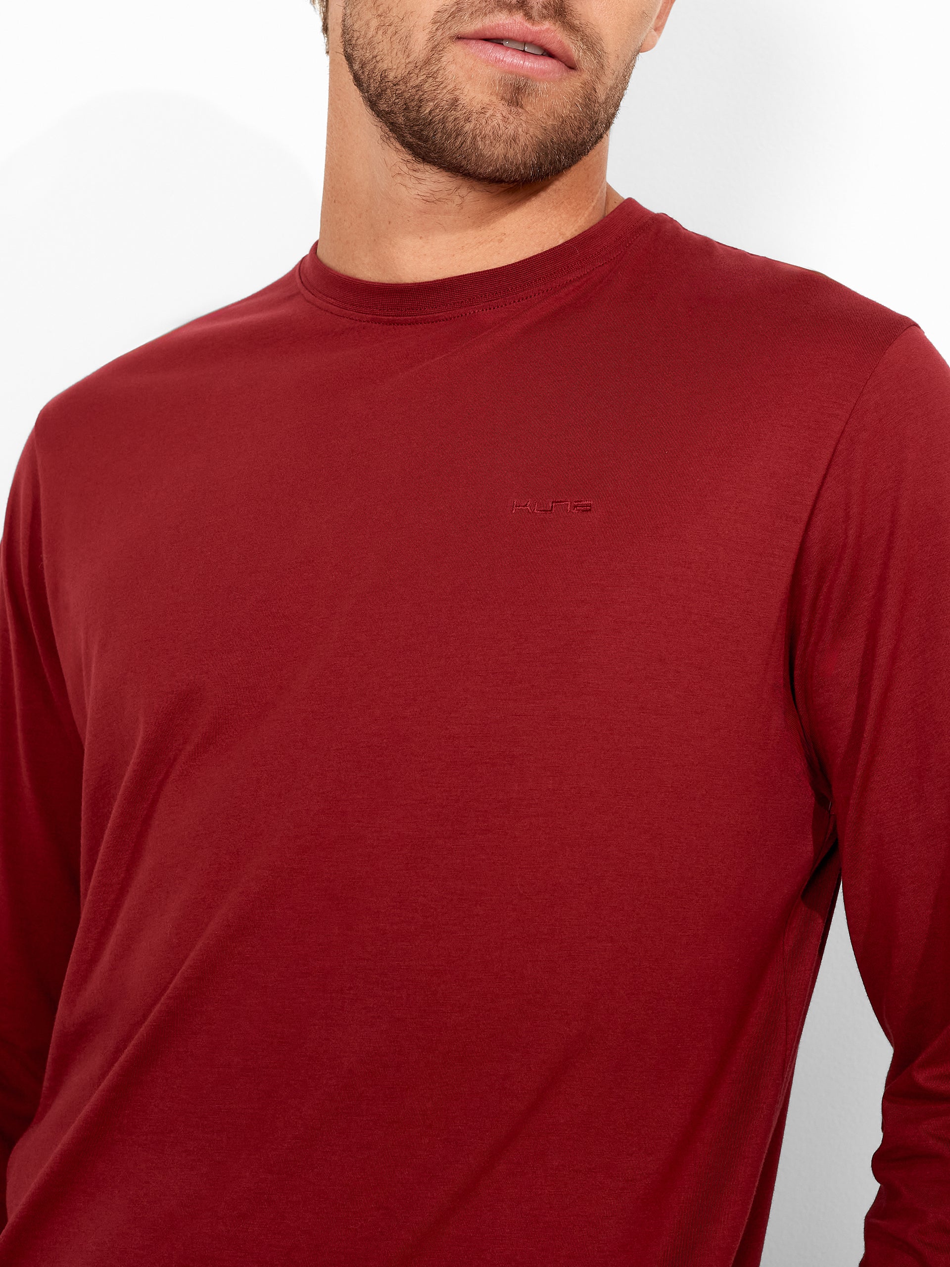 Polo Zorro De Algodón Pima Color Guinda - Image 5