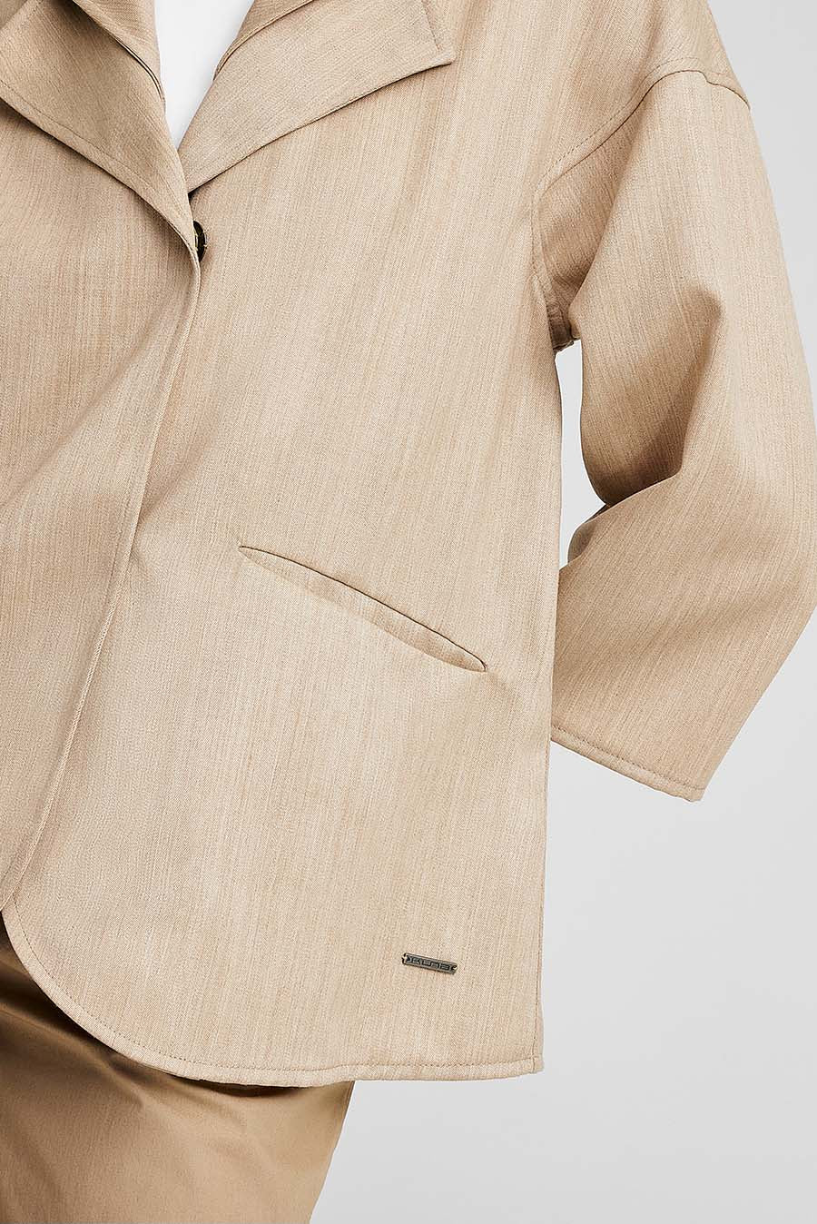 Saco Whitter De Alpaca Color Beige - Image 5