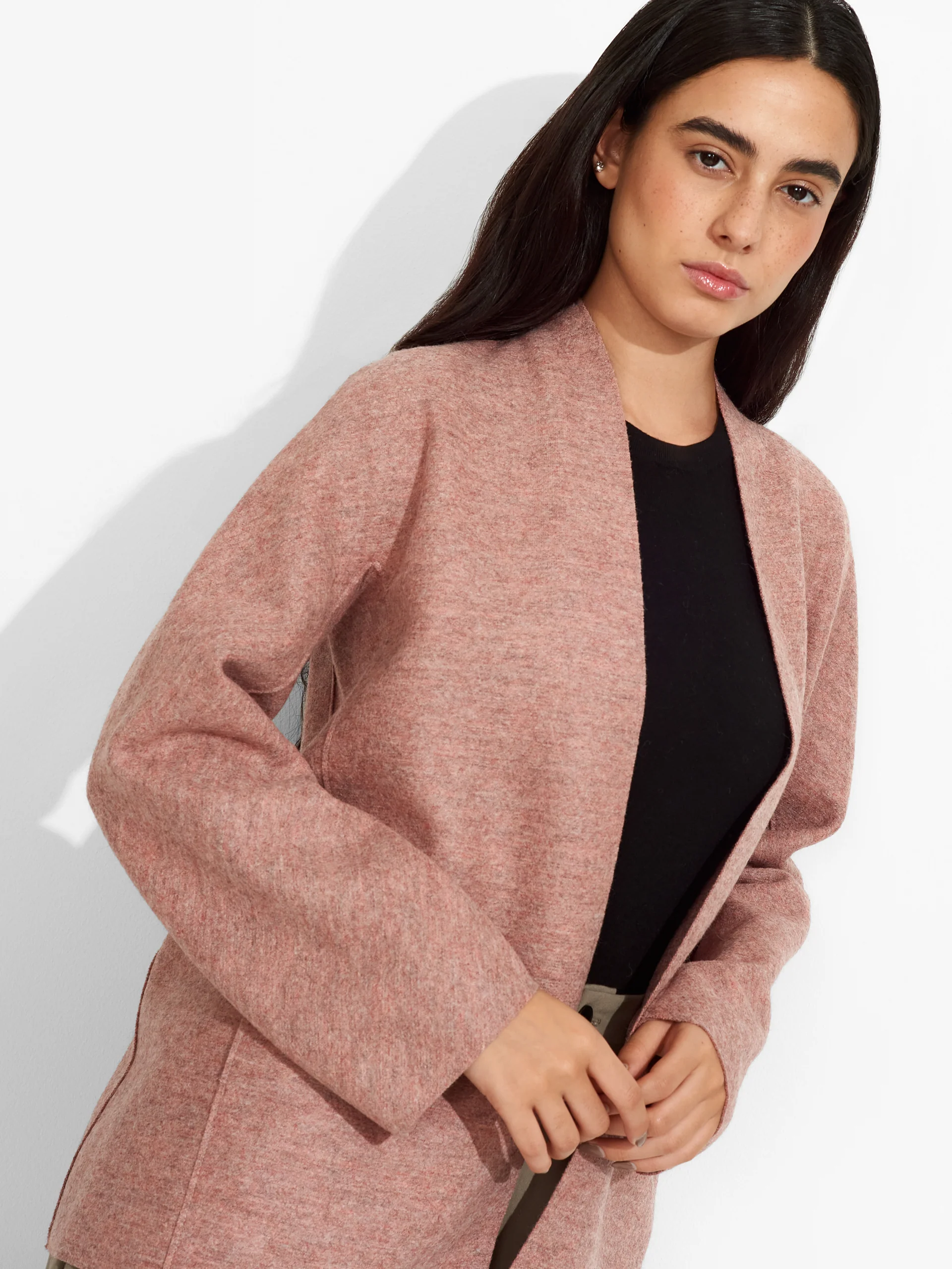 Saco Zadig De Alpaca Color Rosado - Image 5