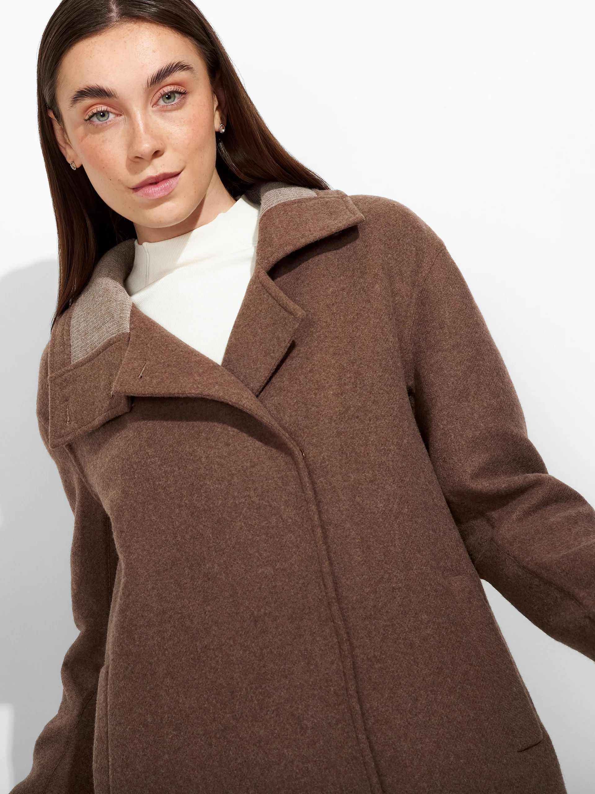 Saco Zazie De Baby Alpaca Color Beige - Image 5