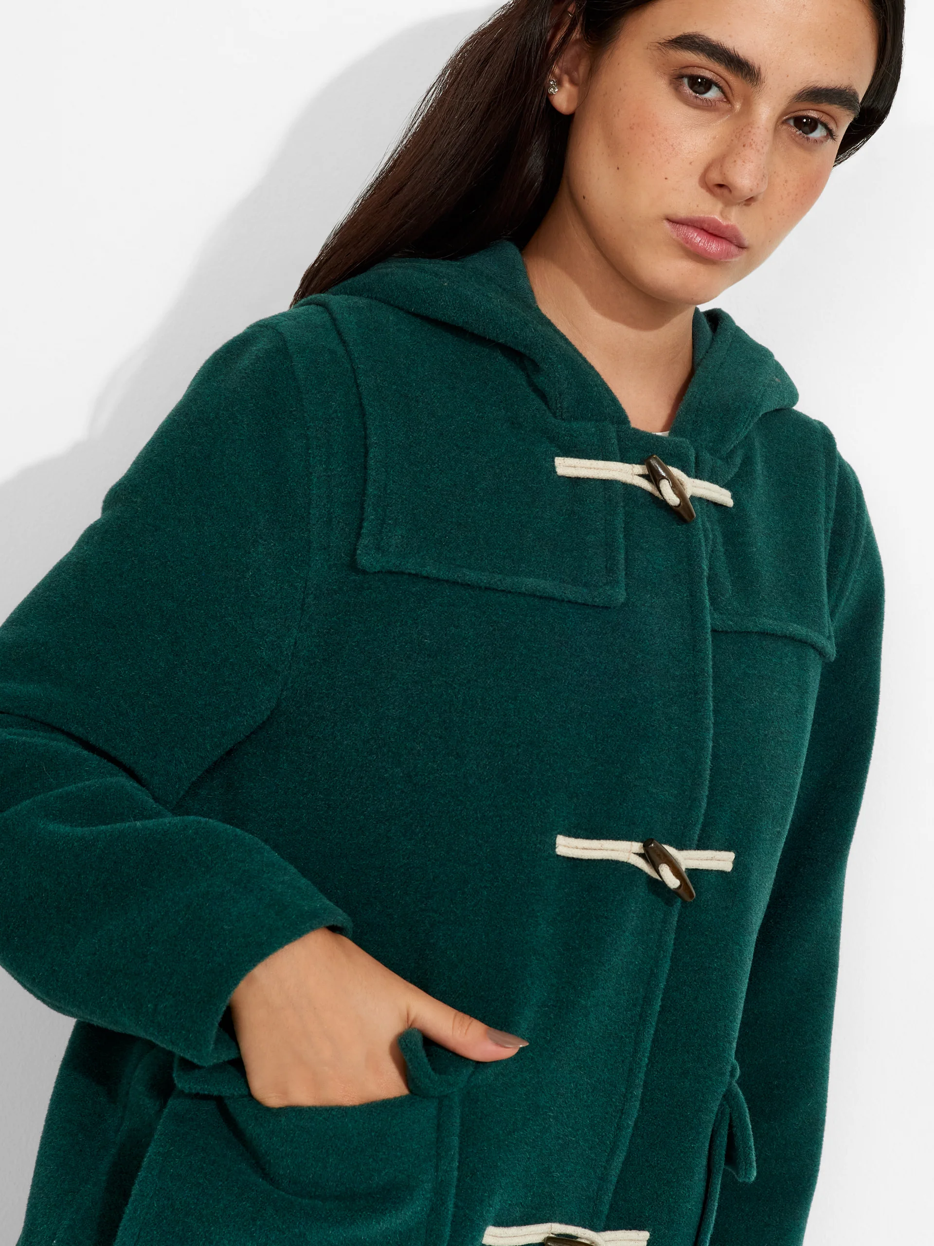 Saco Ziggy De Baby Alpaca Y Lana Color Verde - Image 5