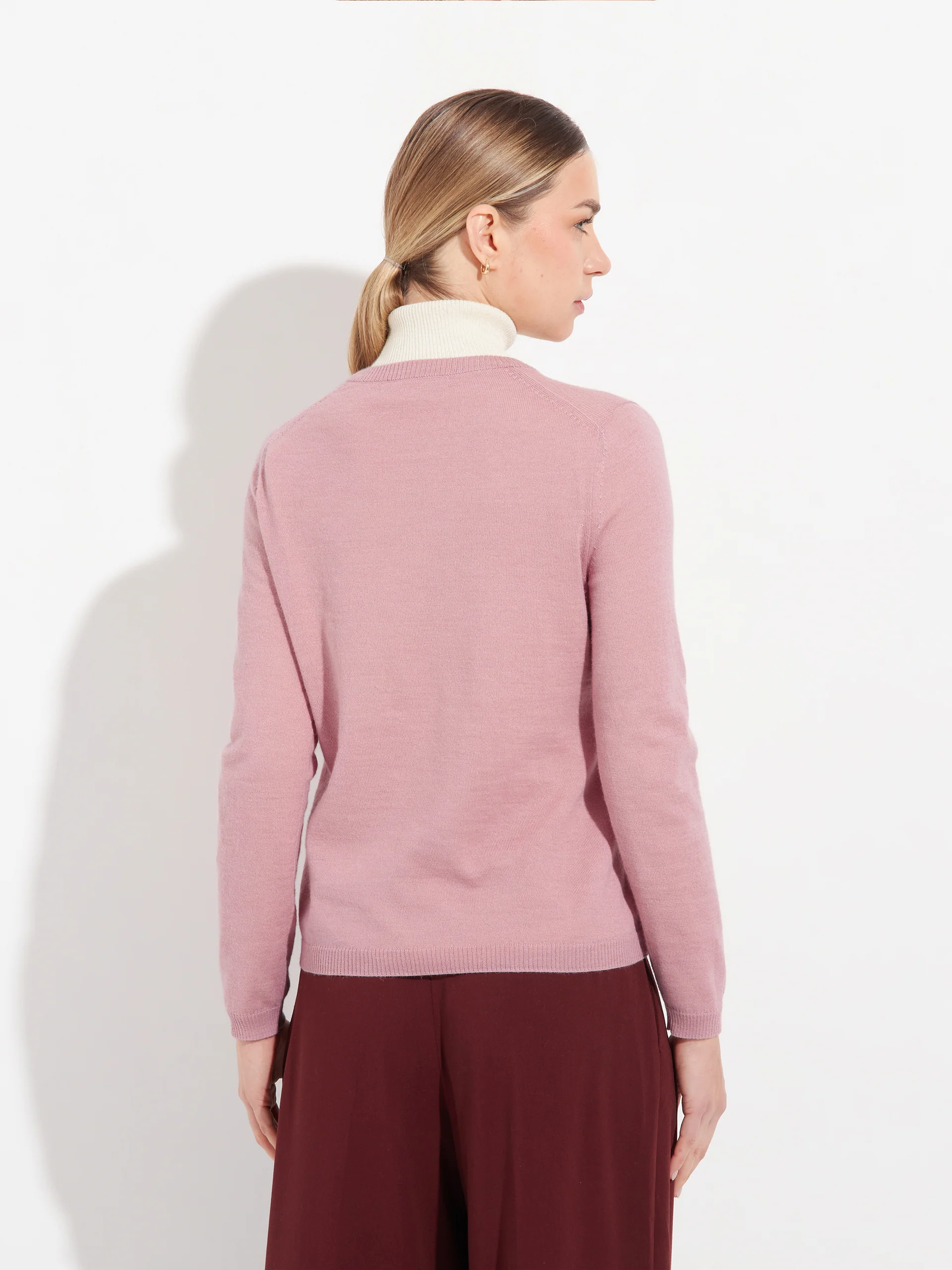 Suéter Anya De Baby Alpaca Color Rosado - Image 3