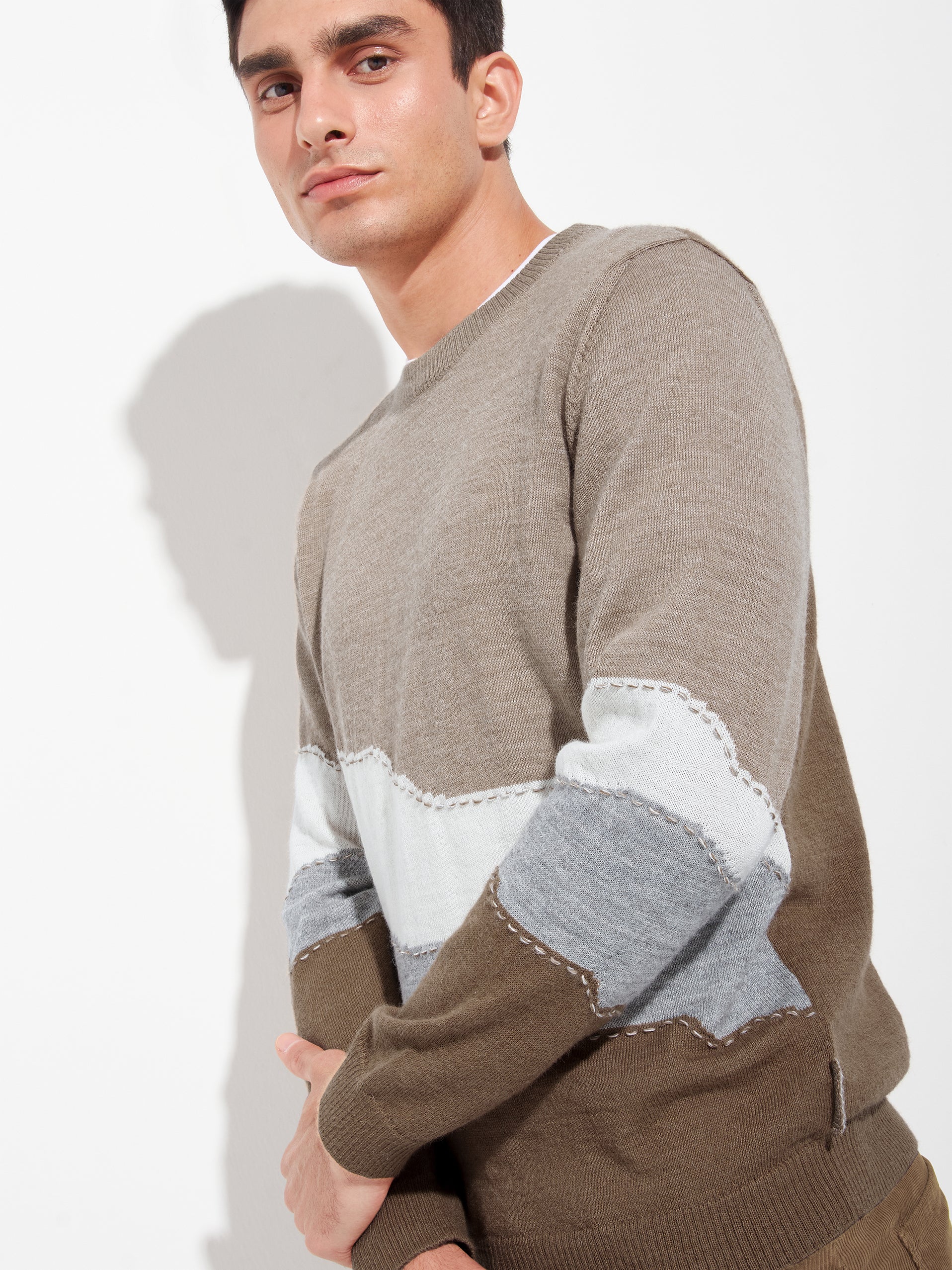 Suéter Barranco De Baby Alpaca Color Camel - Image 5