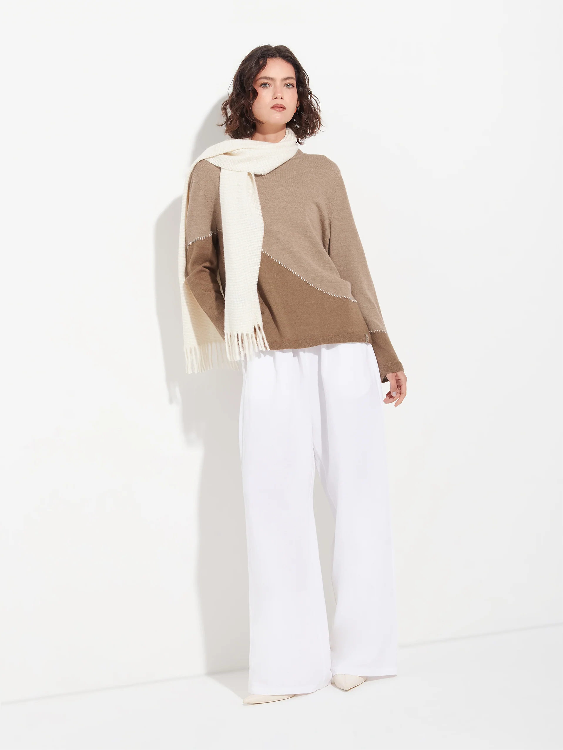 Suéter Basilea De Baby Alpaca Color Camel - Image 4