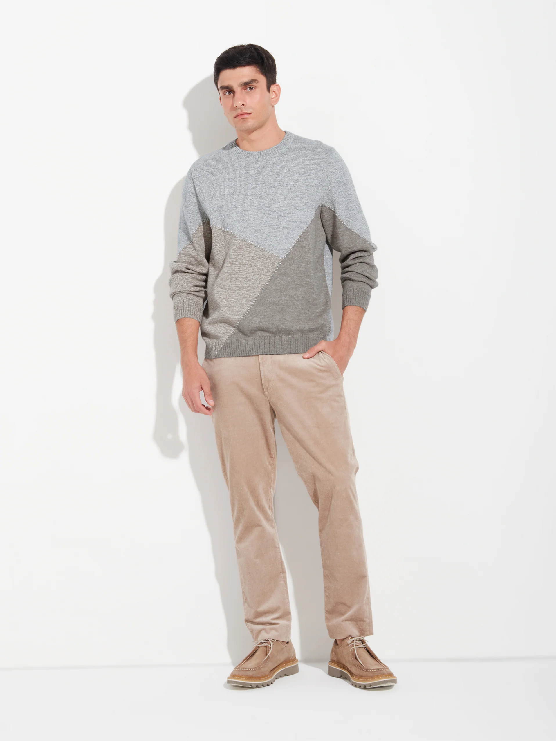 Suéter Bonsai De Baby Alpaca Color Beige - Image 4