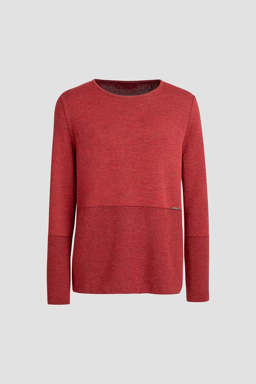 Suéter Whole De Baby Alpaca Color Bloodstone/Asia - Image 7