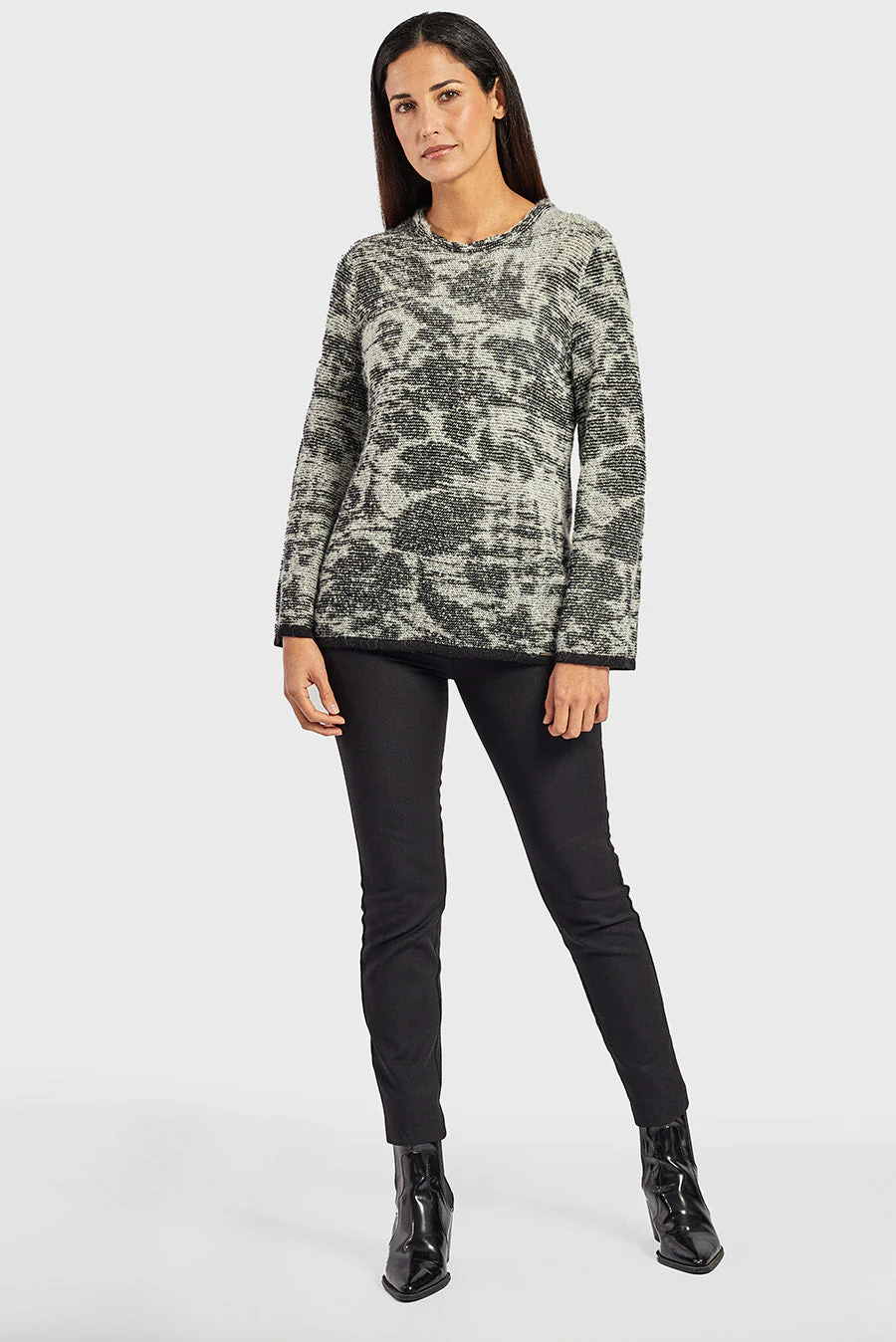 Suéter Wild De Baby Alpaca Color B&W - Image 4