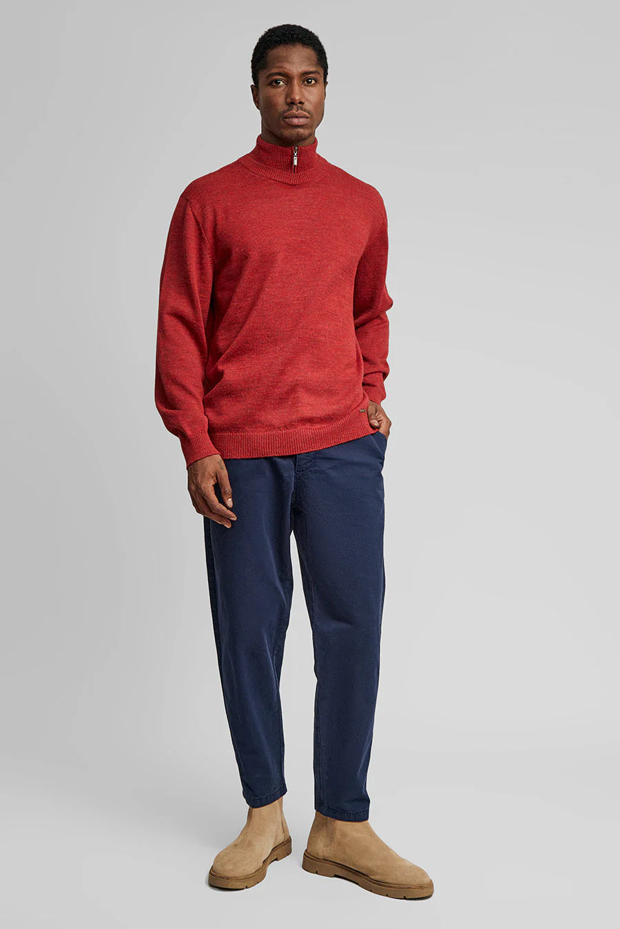 SUÉTER WILLIAM DE BABY ALPACA COLOR ASIA - Image 4