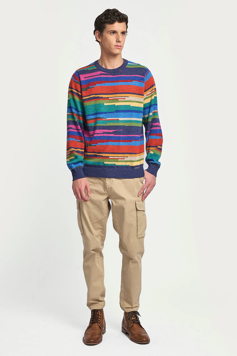 SUÉTER WISCONSIN DE BABY ALPACA COLOR NIAGARA - Image 4