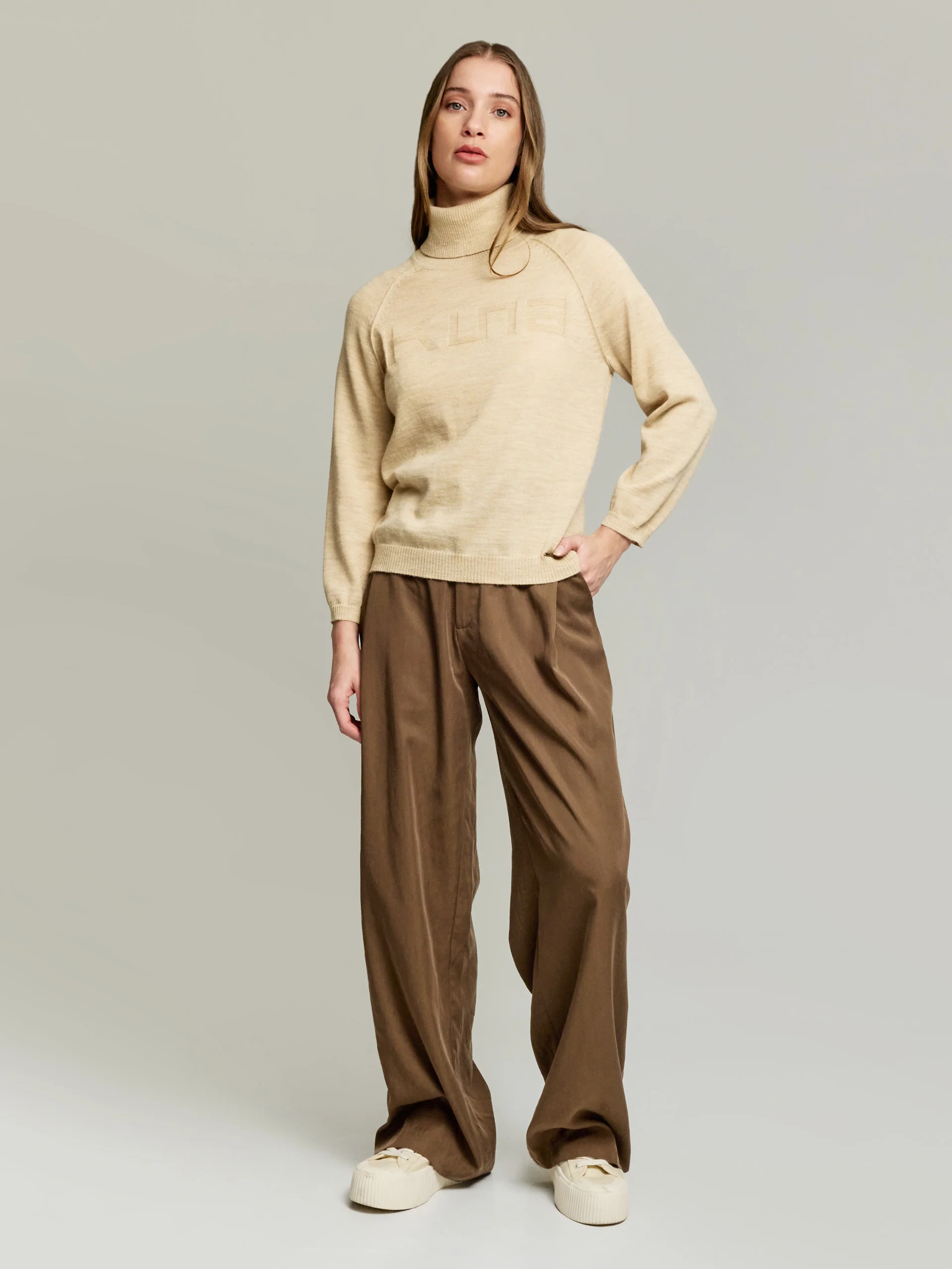 Suéter Yeah De Baby Alpaca Color Beige - Image 4