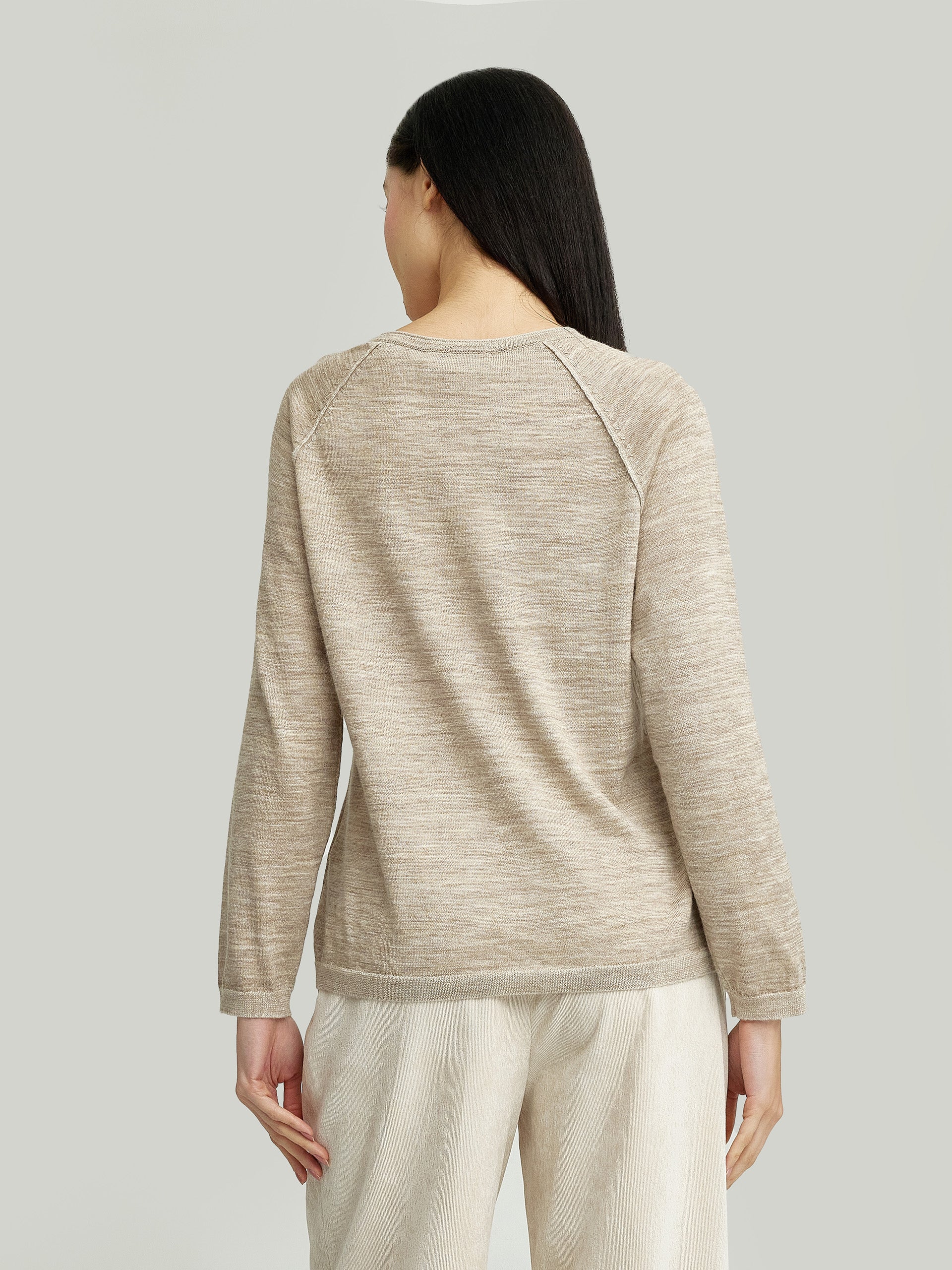 Suéter Yours De Baby Alpaca Color Beige - Image 3