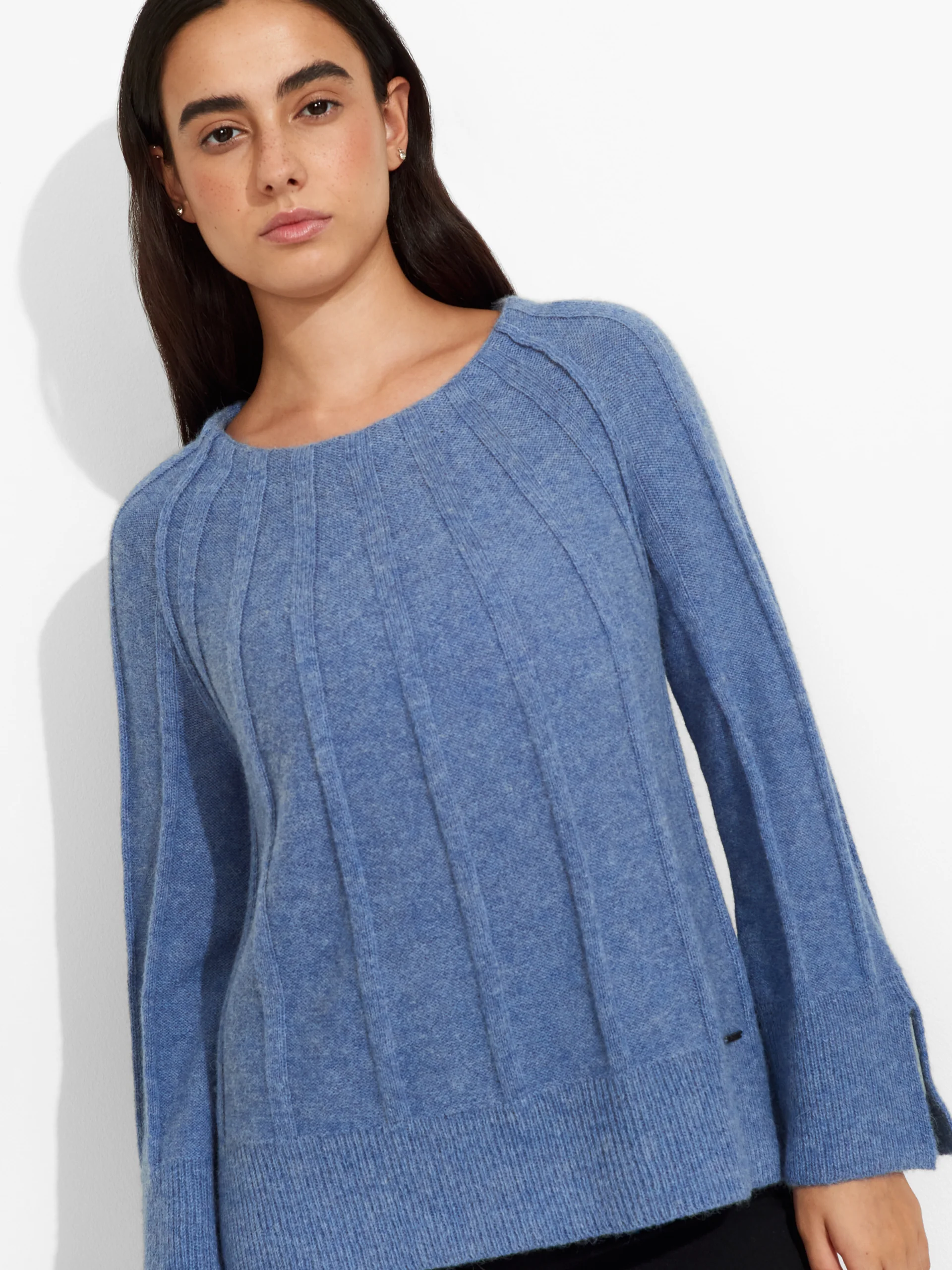 Suéter Zephir De Baby Alpaca Color Celeste - Image 5