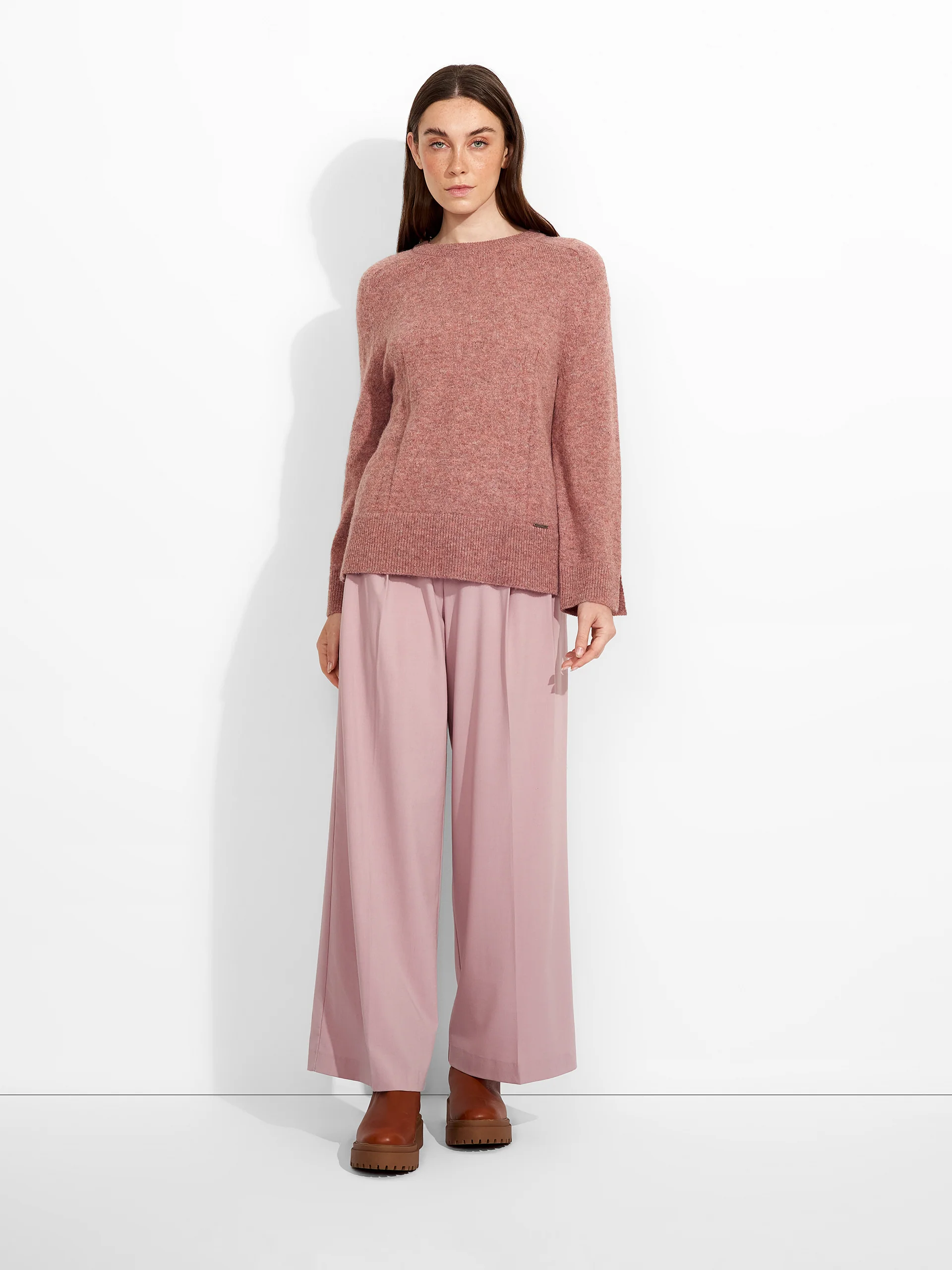 Suéter Zia De Baby Alpaca Color Rosado - Image 5