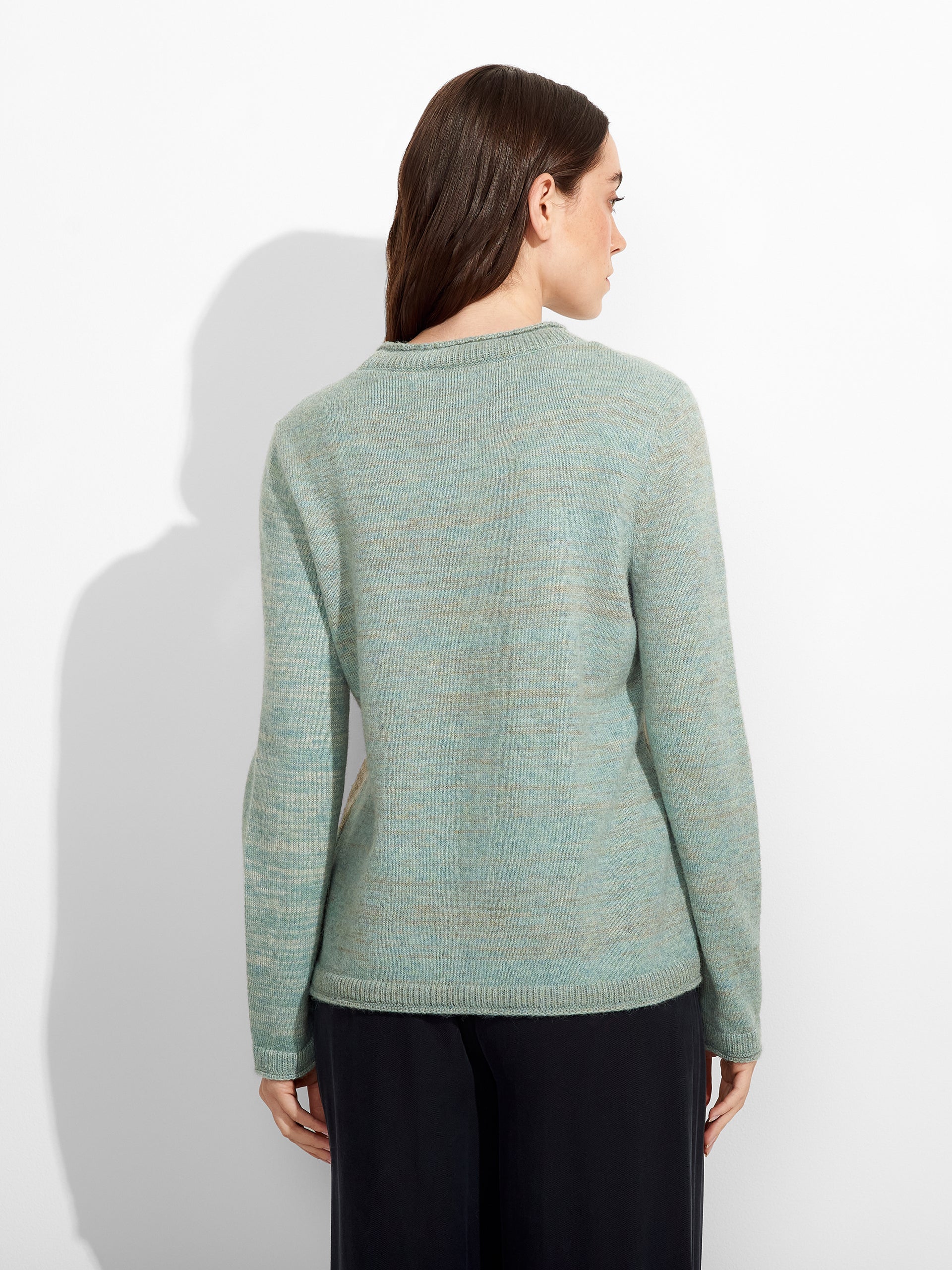 Suéter Zoe De Baby Alpaca Color Celeste - Image 3