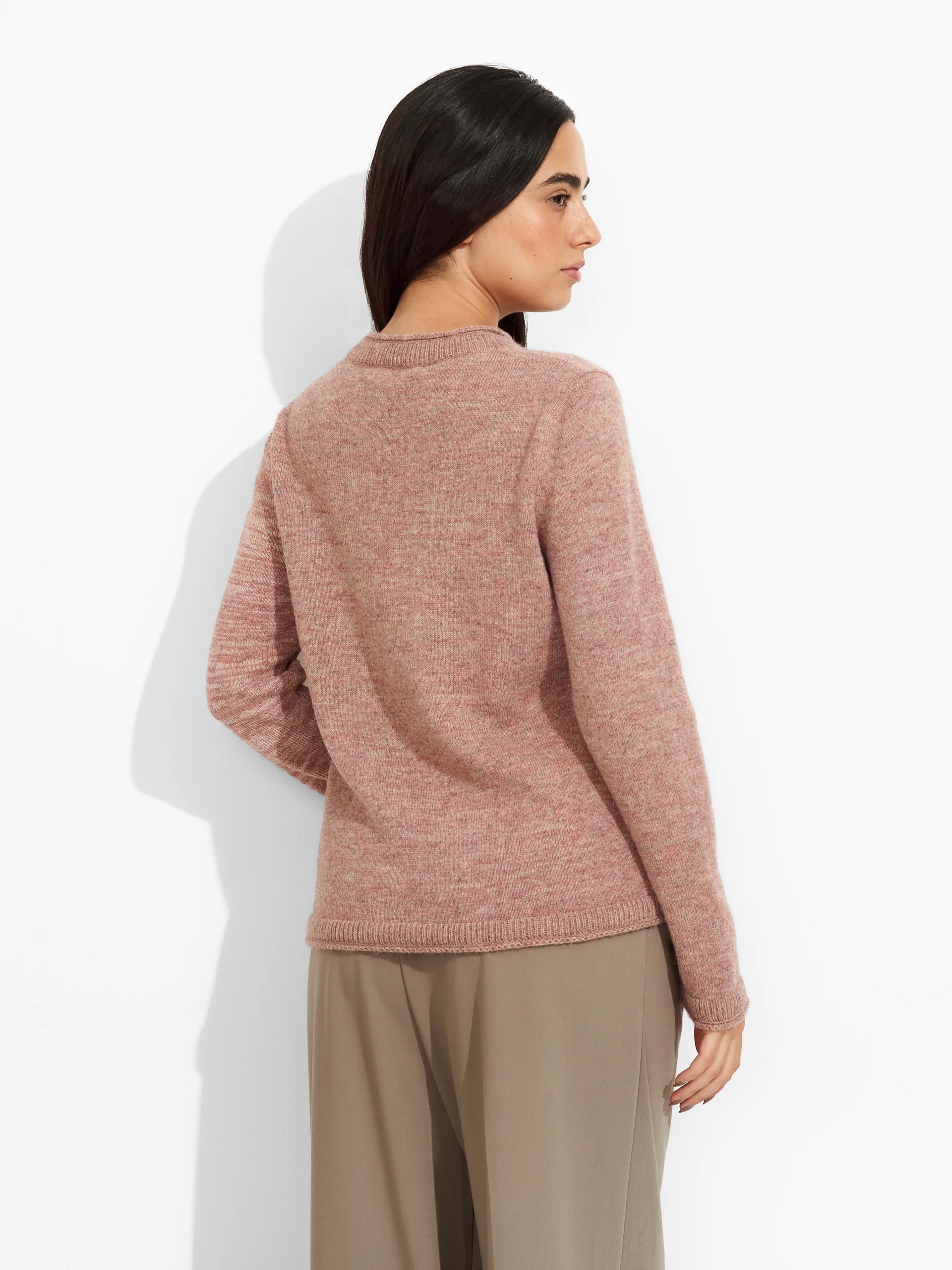 Suéter Zoe De Baby Alpaca Color Rosado - Image 3